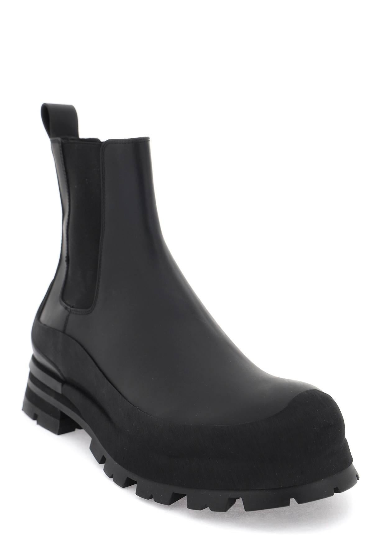 LEATHER CHELSEA ANKLE BOOTS - 4