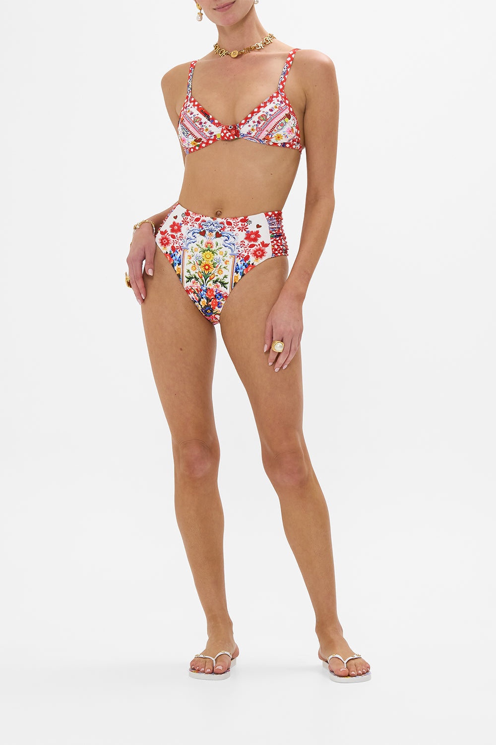 RUCHED SIDE PANT - 2