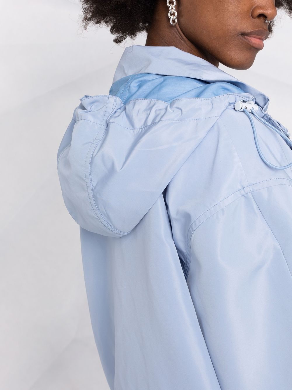 belted hooded jacket - 3