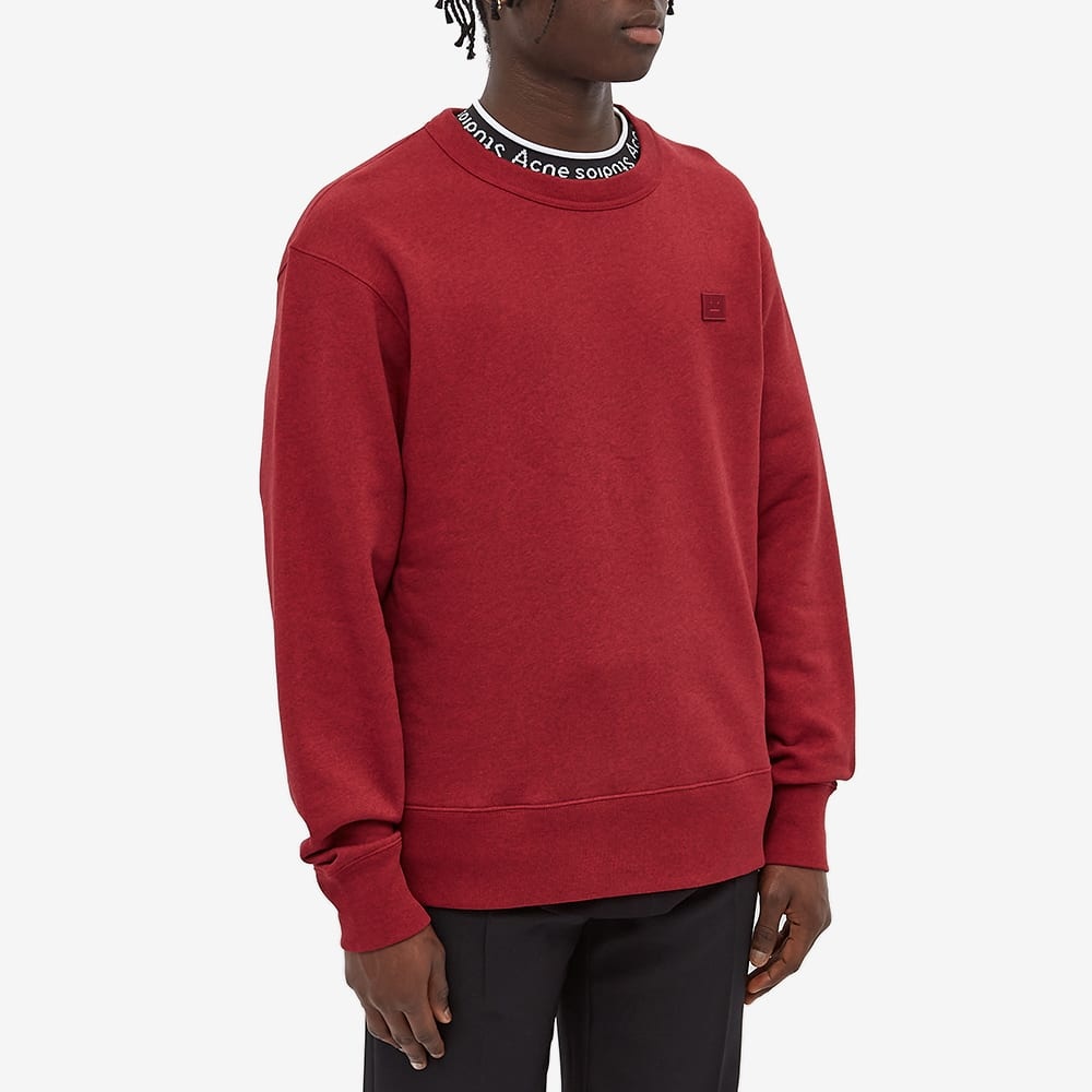 Acne Studios Fairview Melange Face Crew Sweat - 3