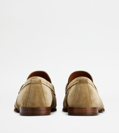 Tod's LOAFERS IN SUEDE - BEIGE outlook