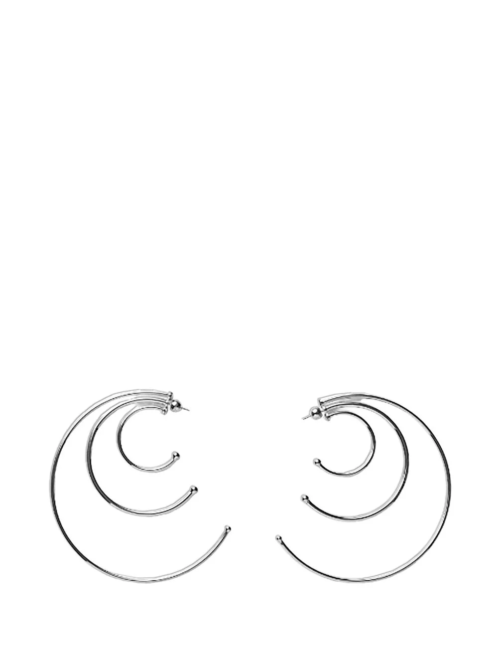 triple-hoop earrings - 1