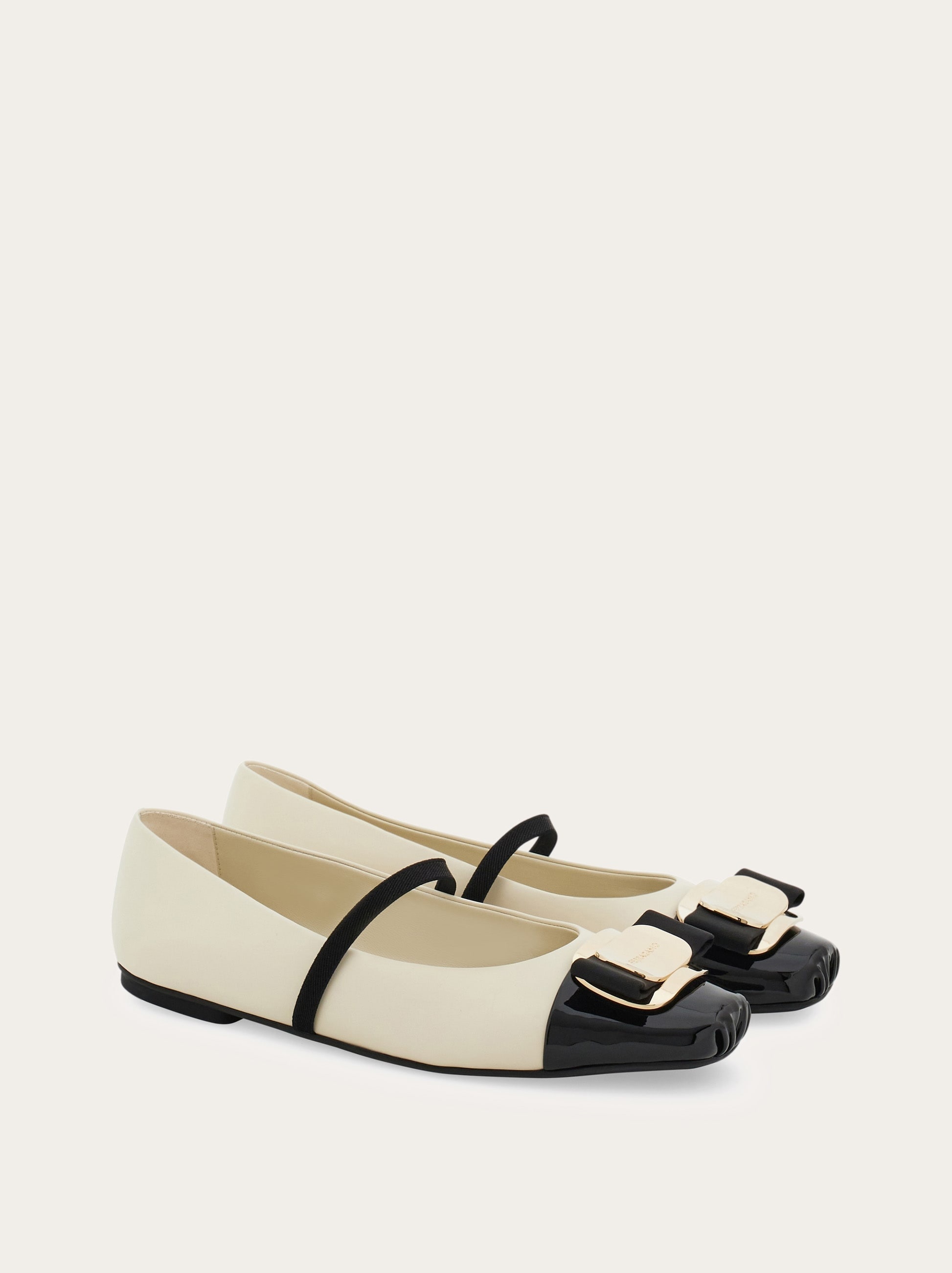 New Vara plate bicolor ballet flat - 4