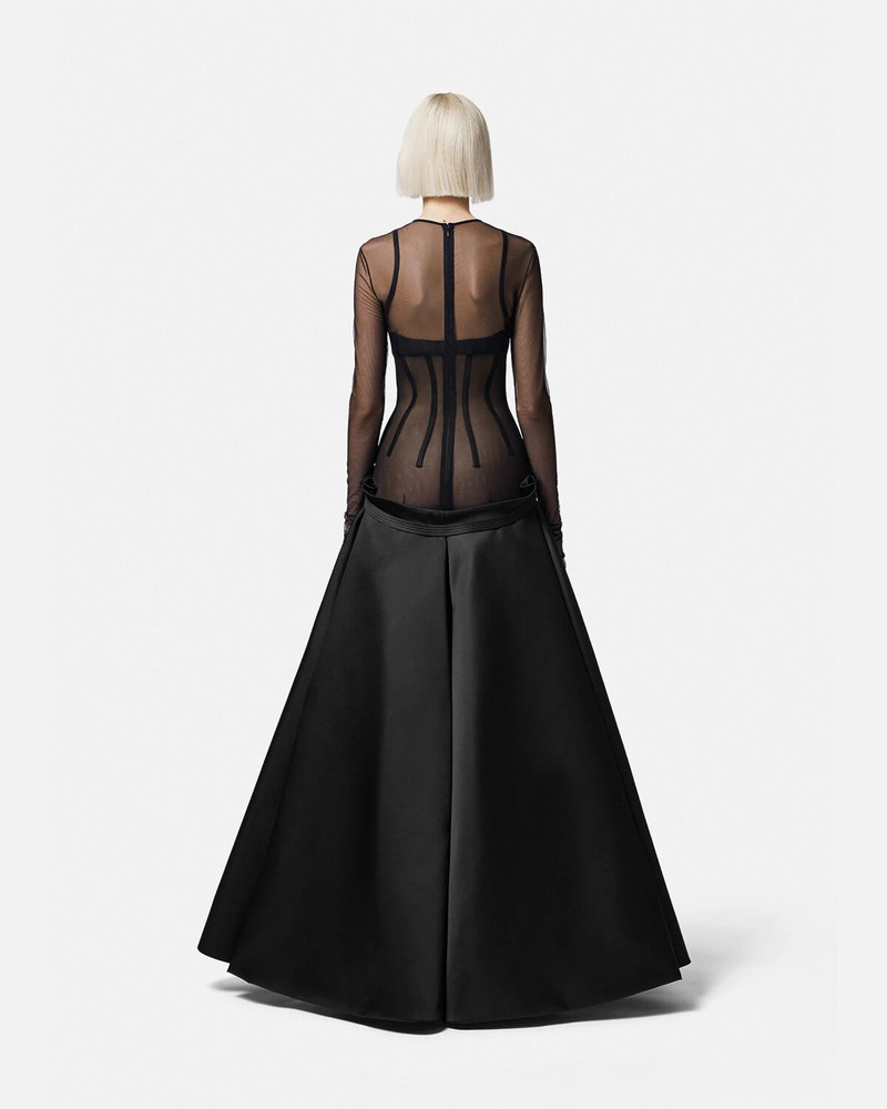 Medusa '95 Bustier Box Pleat Gown 4