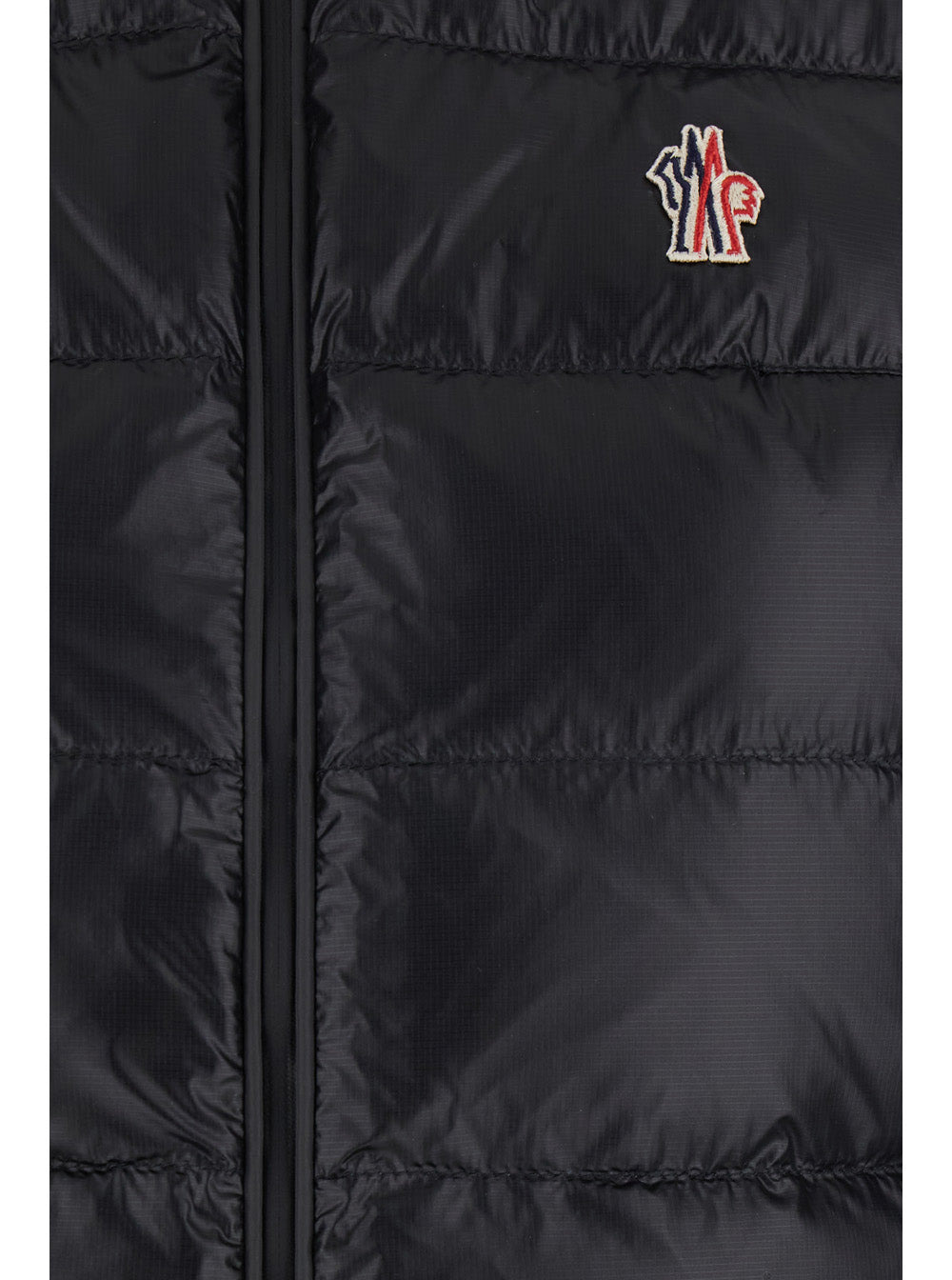 Moncler Grenoble Women Black High Neck Vest With Logo Applied On The Chest In Tech Fabric Woman - 3