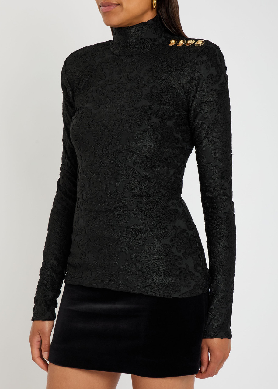 Balmain Bouclette Barroque Jacquard top - 2