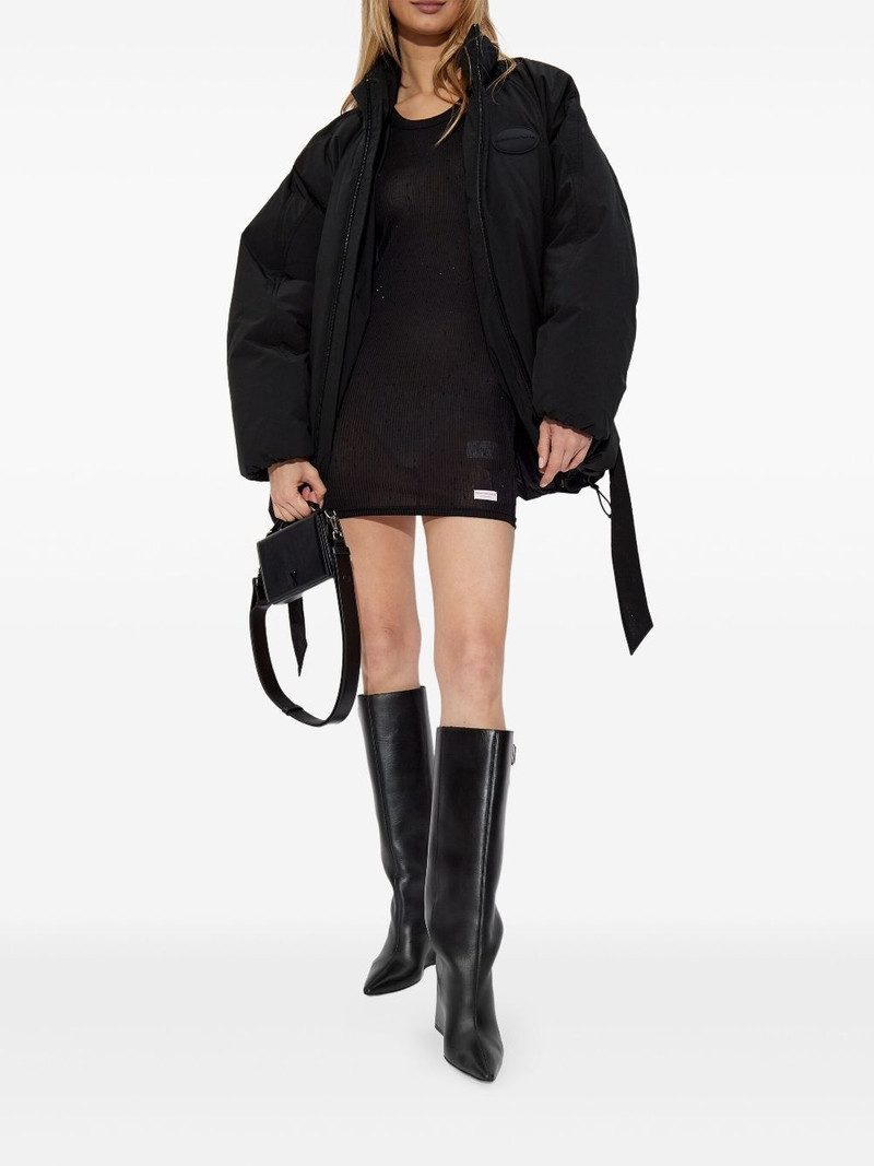 Alexander Wang rhinestoned mini dress outlook