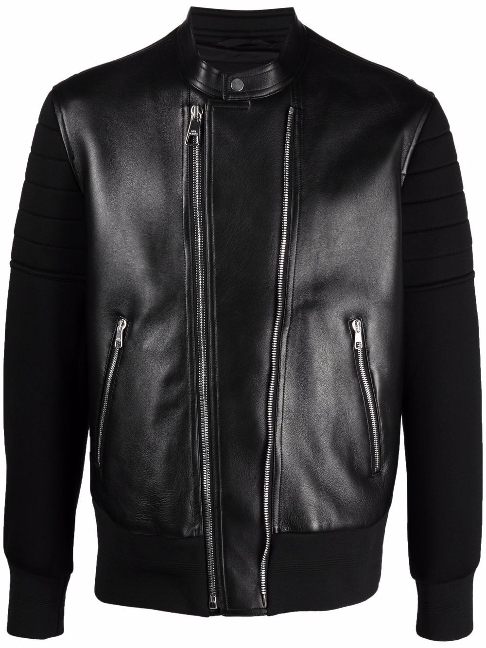 leather bomber jacket - 1