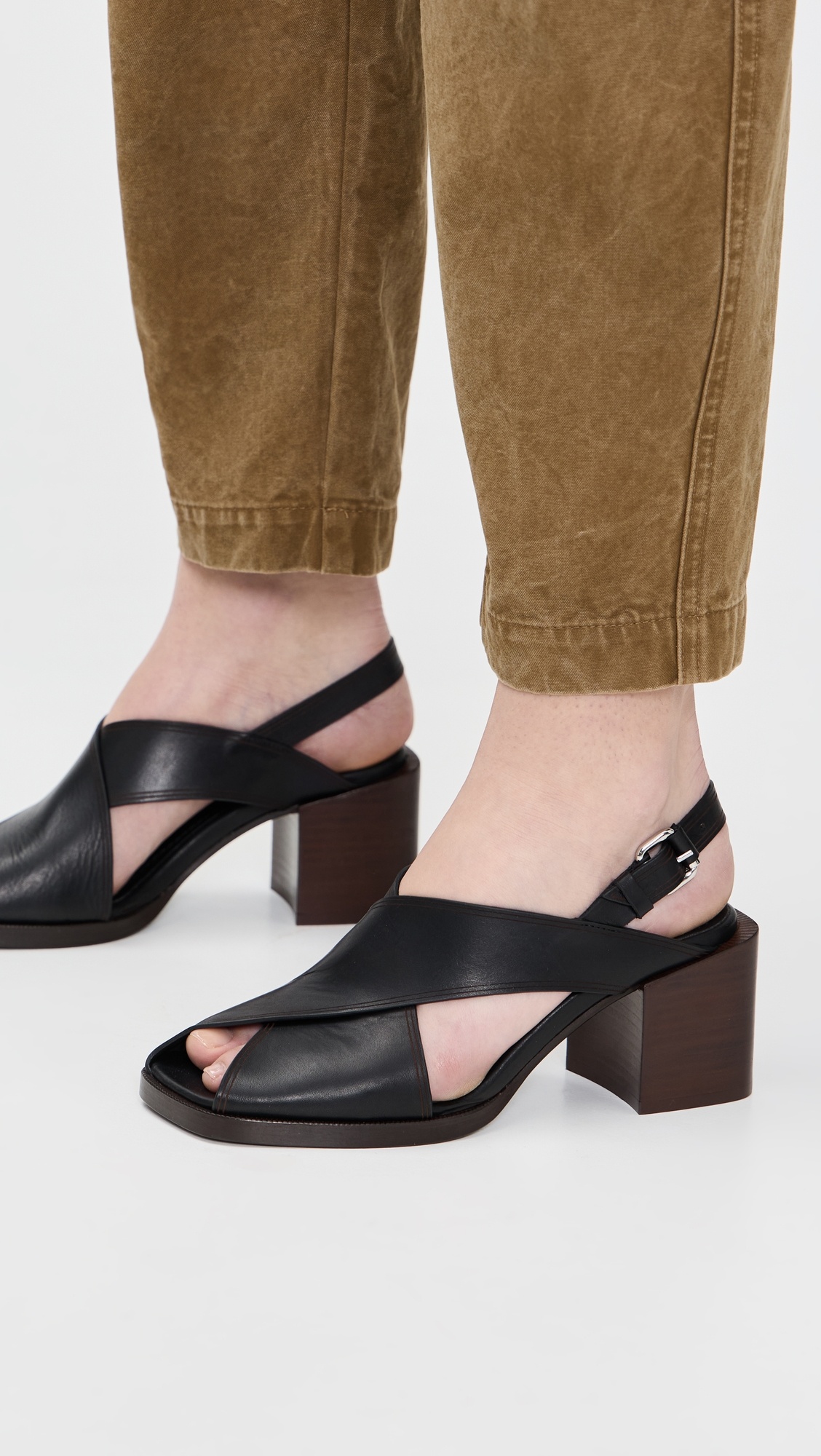 Cross Sandals 80mm - 2