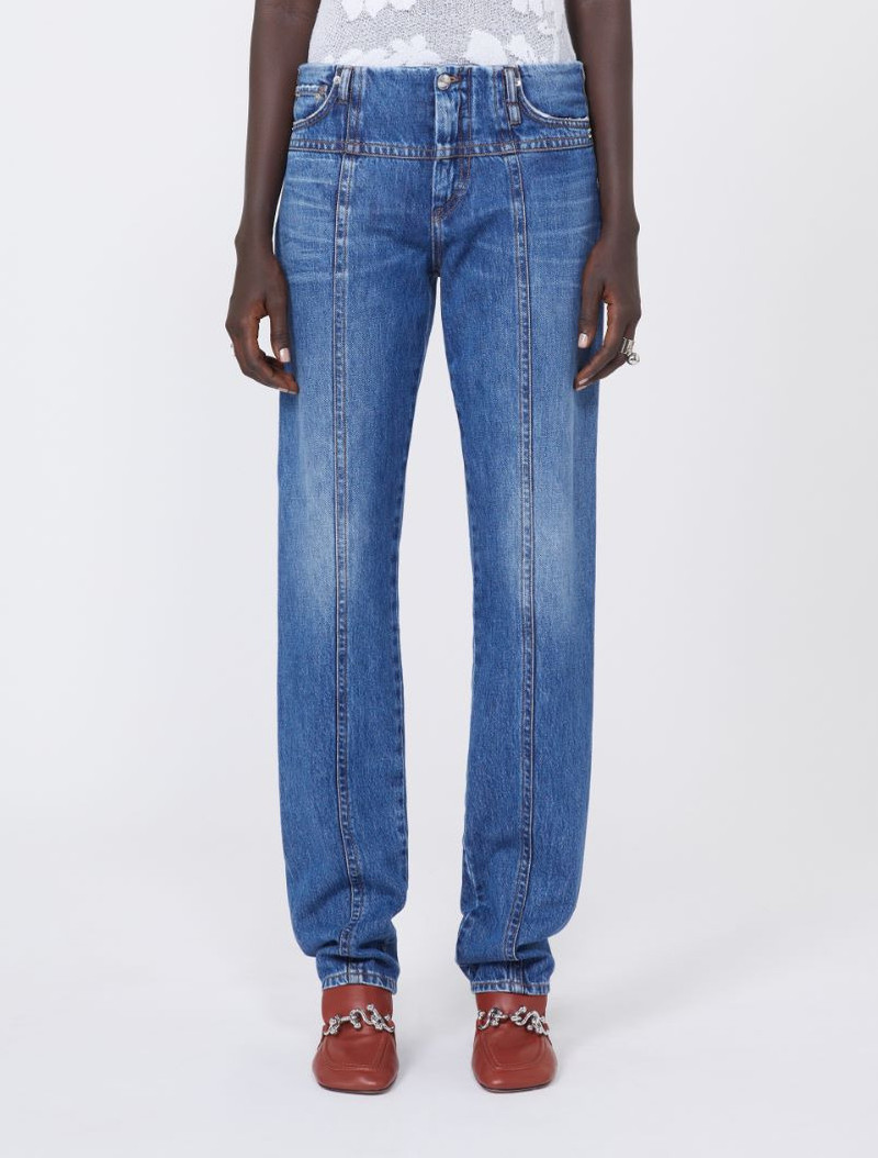 Slim-fit 5-pocket trousers - midnightblue 3
