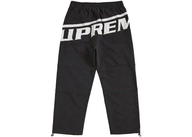 Supreme Supreme Wrapped Sweatpant Washed Black outlook