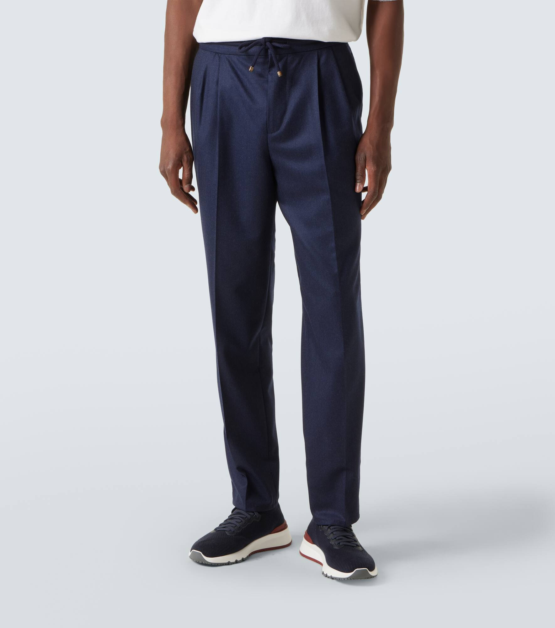 Virgin wool straight pants - 3
