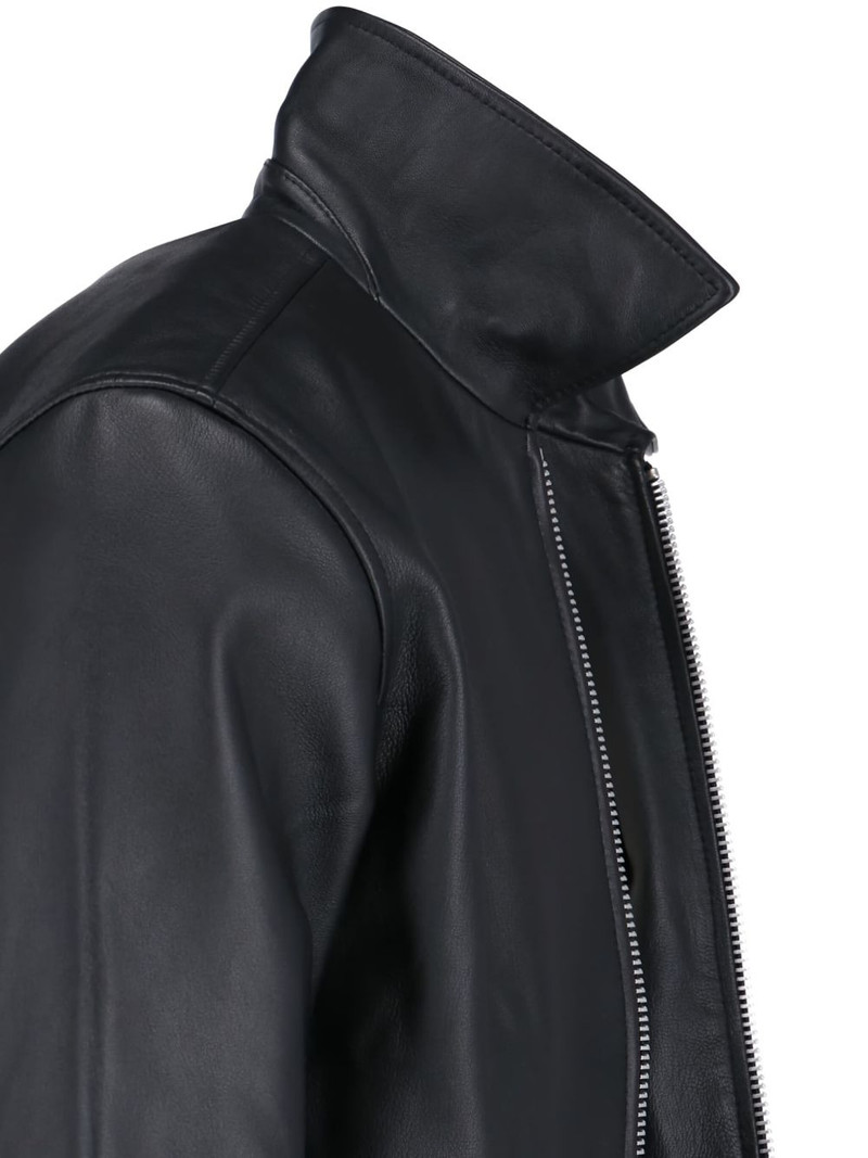 zip-front leather jacket 5