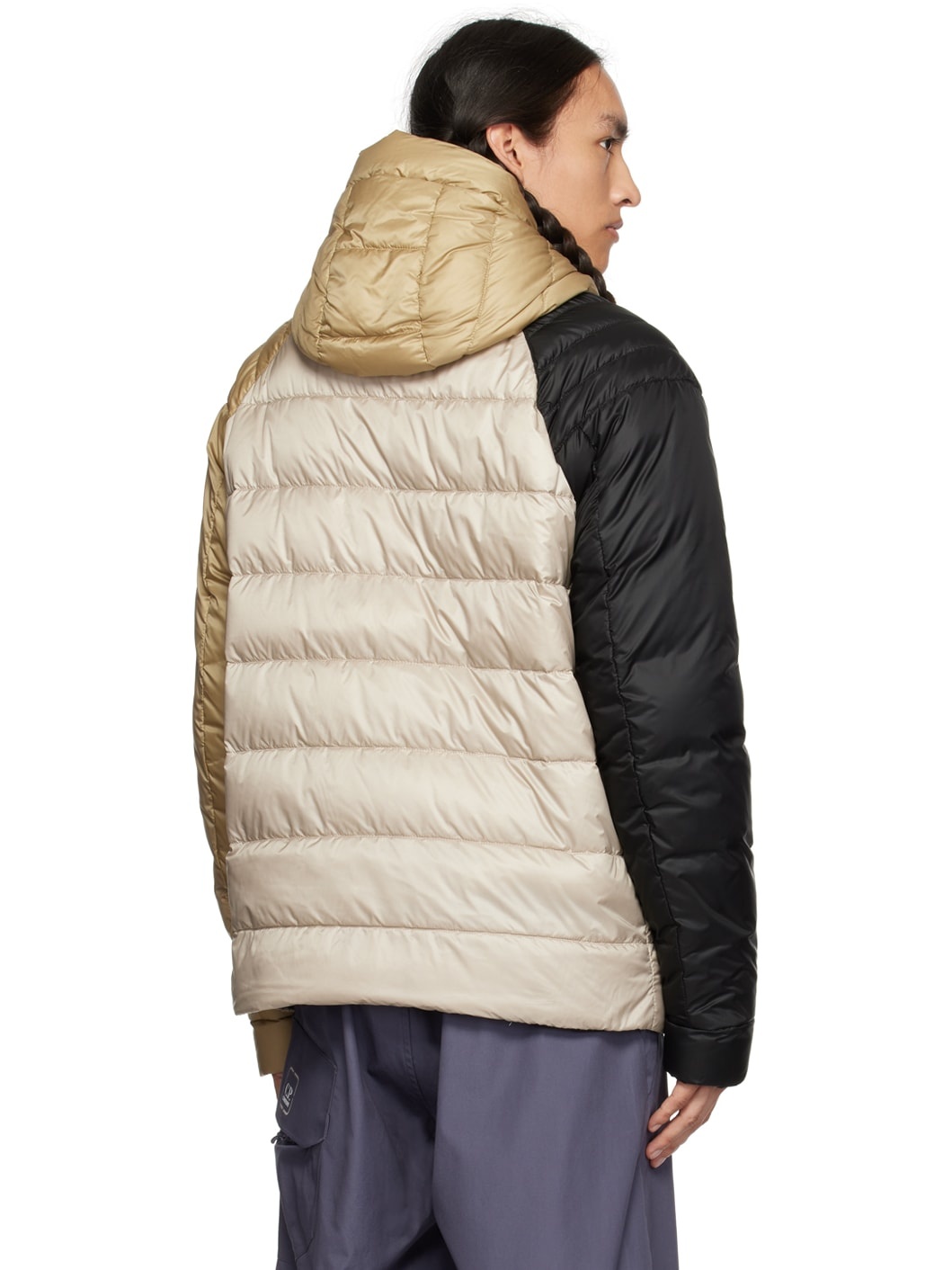 Beige Legacy Reversible Down Jacket - 3