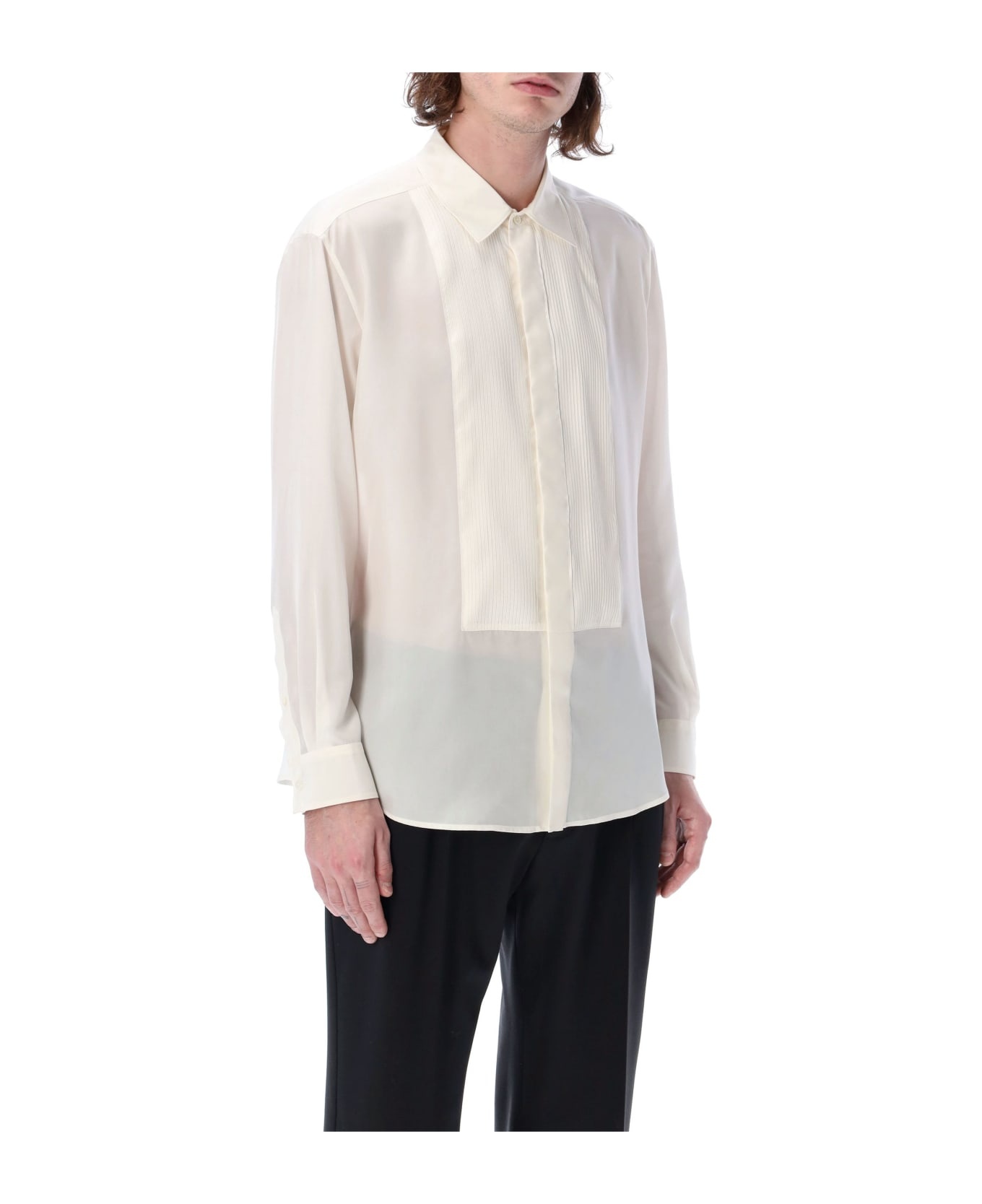 Smoking Silk Shirt - 2