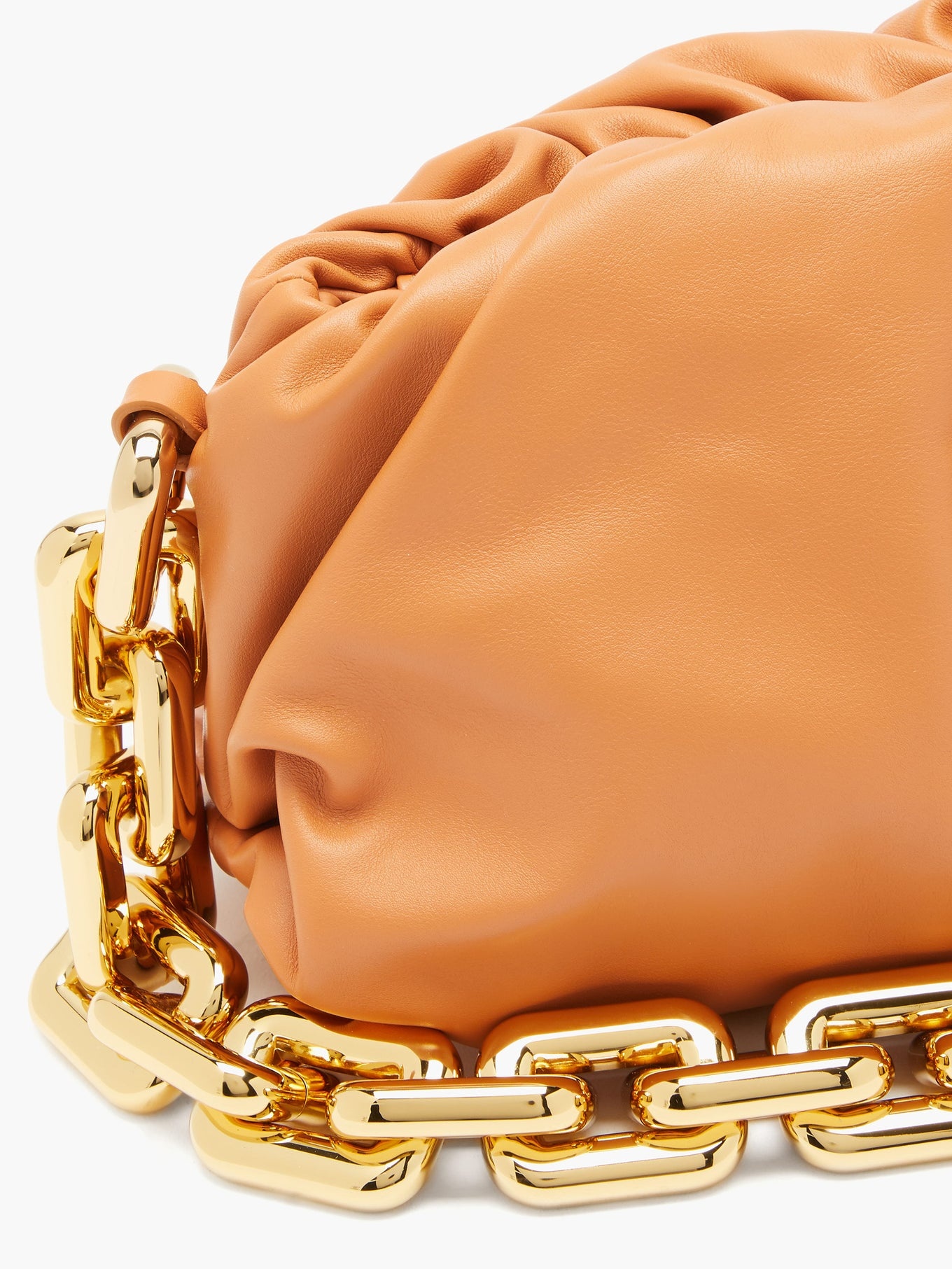 The Chain Pouch leather clutch bag - 5