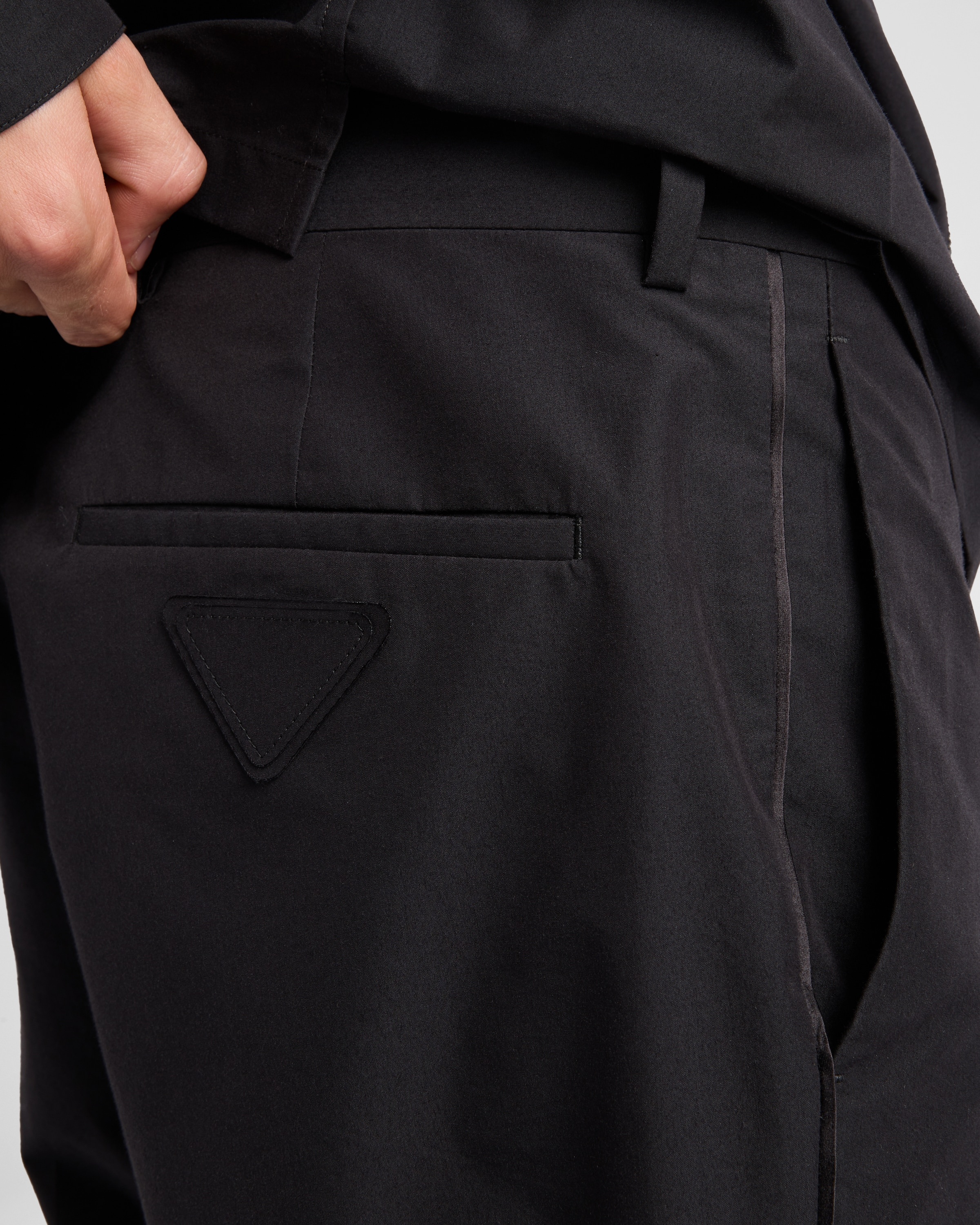 Technical cotton trousers - 4