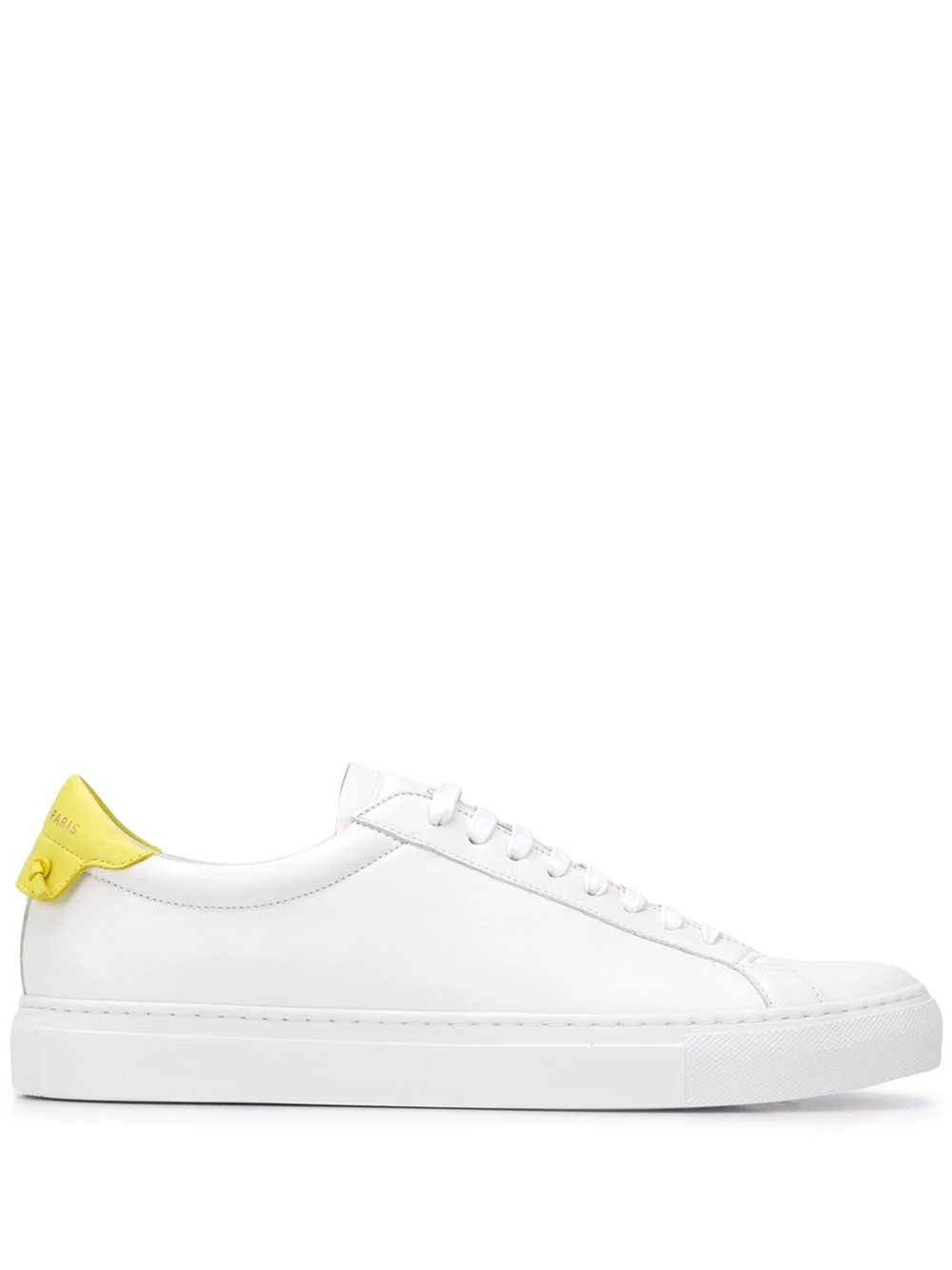 contrast heel low-top sneakers - 1