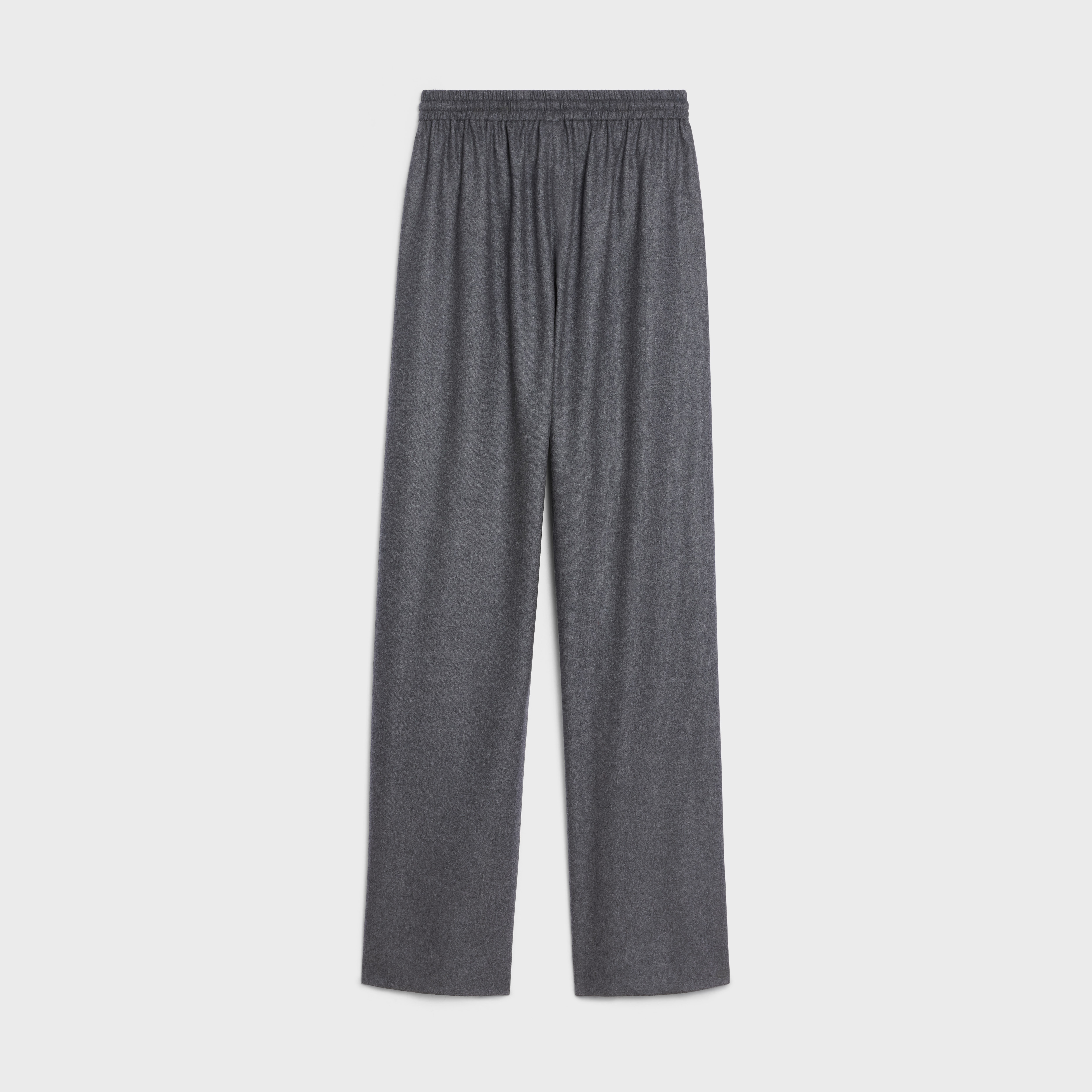 Straight jogging pants in Cashmere flannel - 2