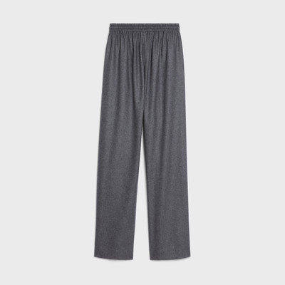 CELINE Straight jogging pants in Cashmere flannel outlook