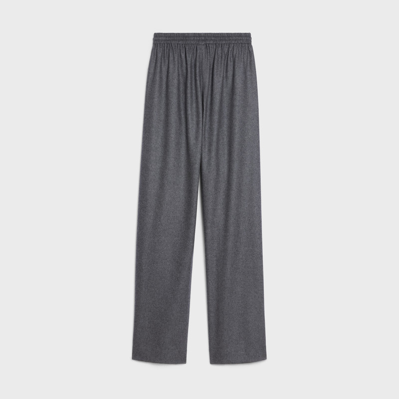 CELINE Straight jogging pants in Cashmere flannel outlook