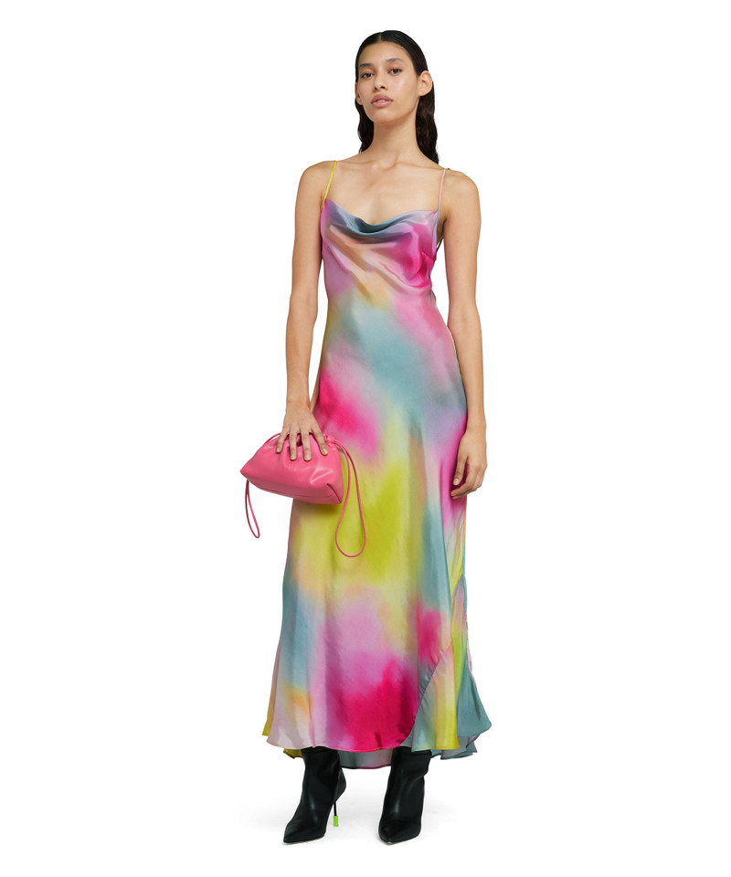 Faux leather basket net mini bag with accompanying mini pouch 5