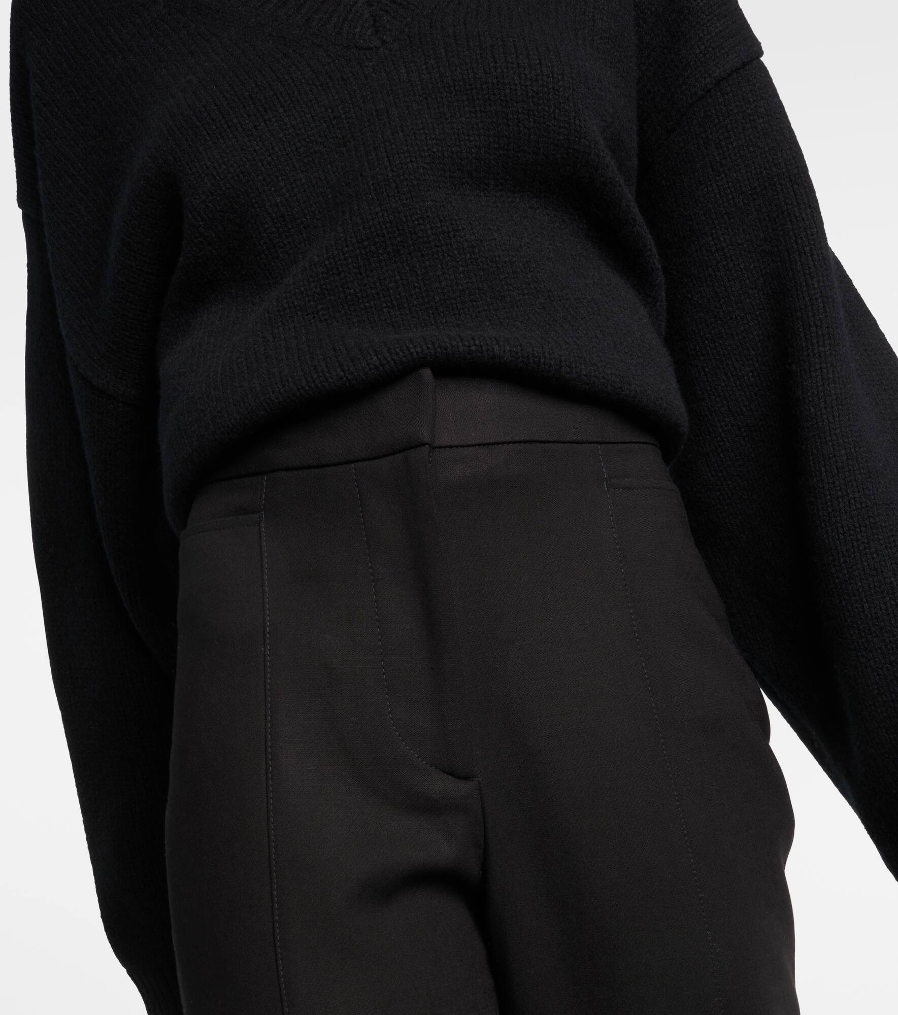High-rise slim suit pants - 4