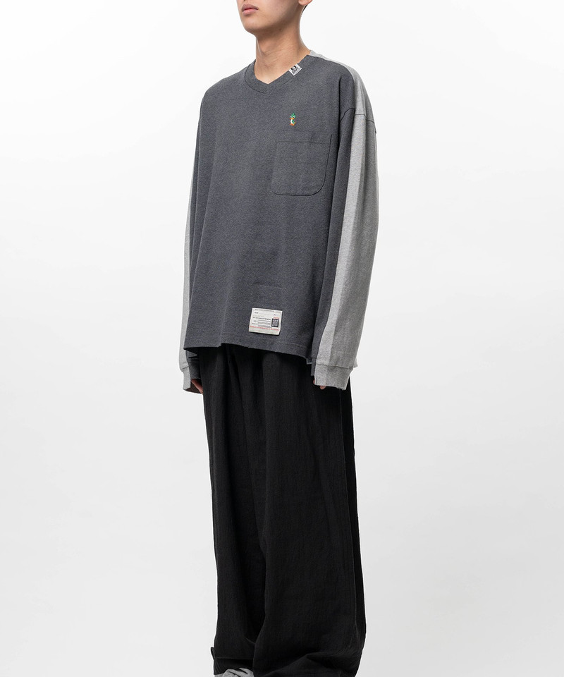 Front Back Combined Long Sleeve T-shirt 8