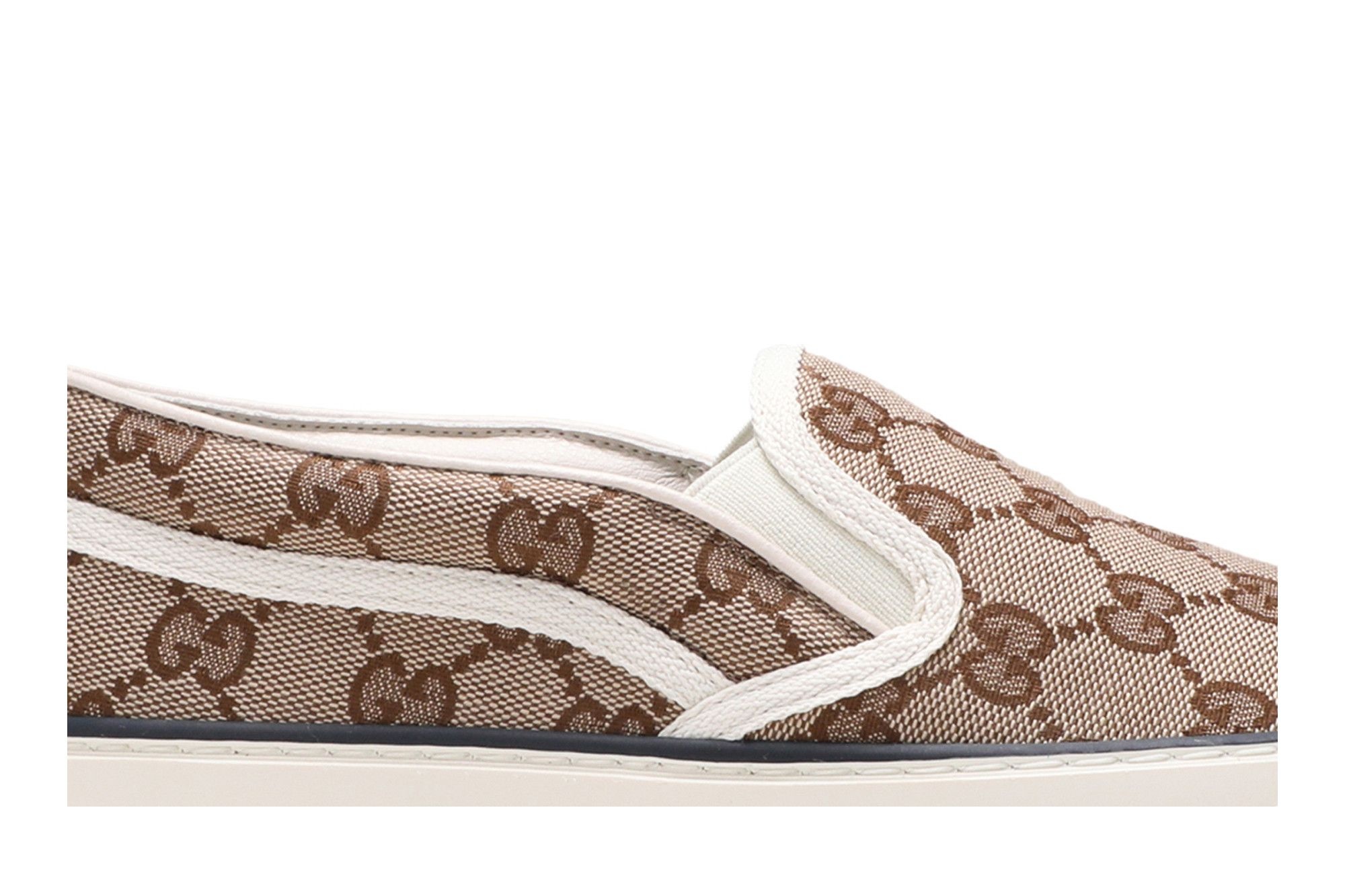 Gucci Wmns Tennis 1977 Slip-On 'Beige Ebony' - 2