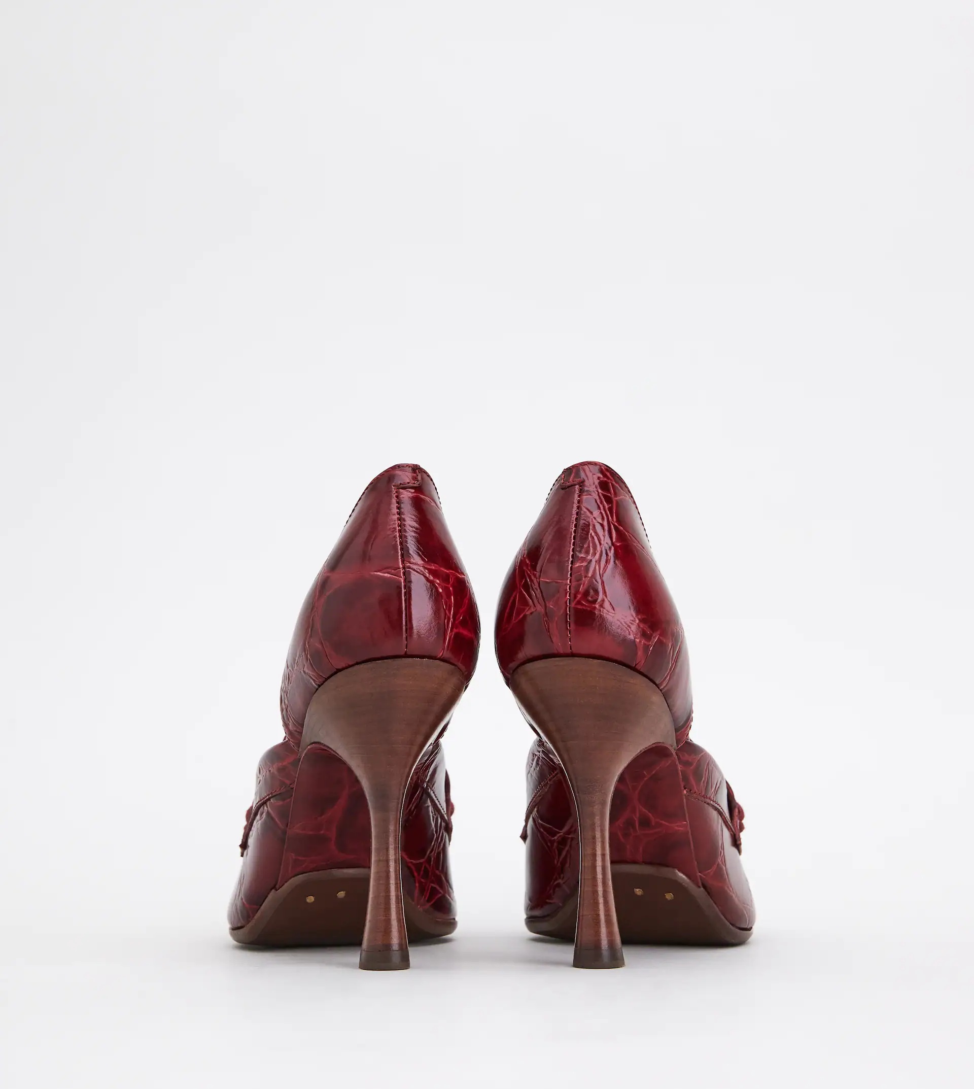 DORSAY SPIGA PUMPS IN LEATHER - RED - 2