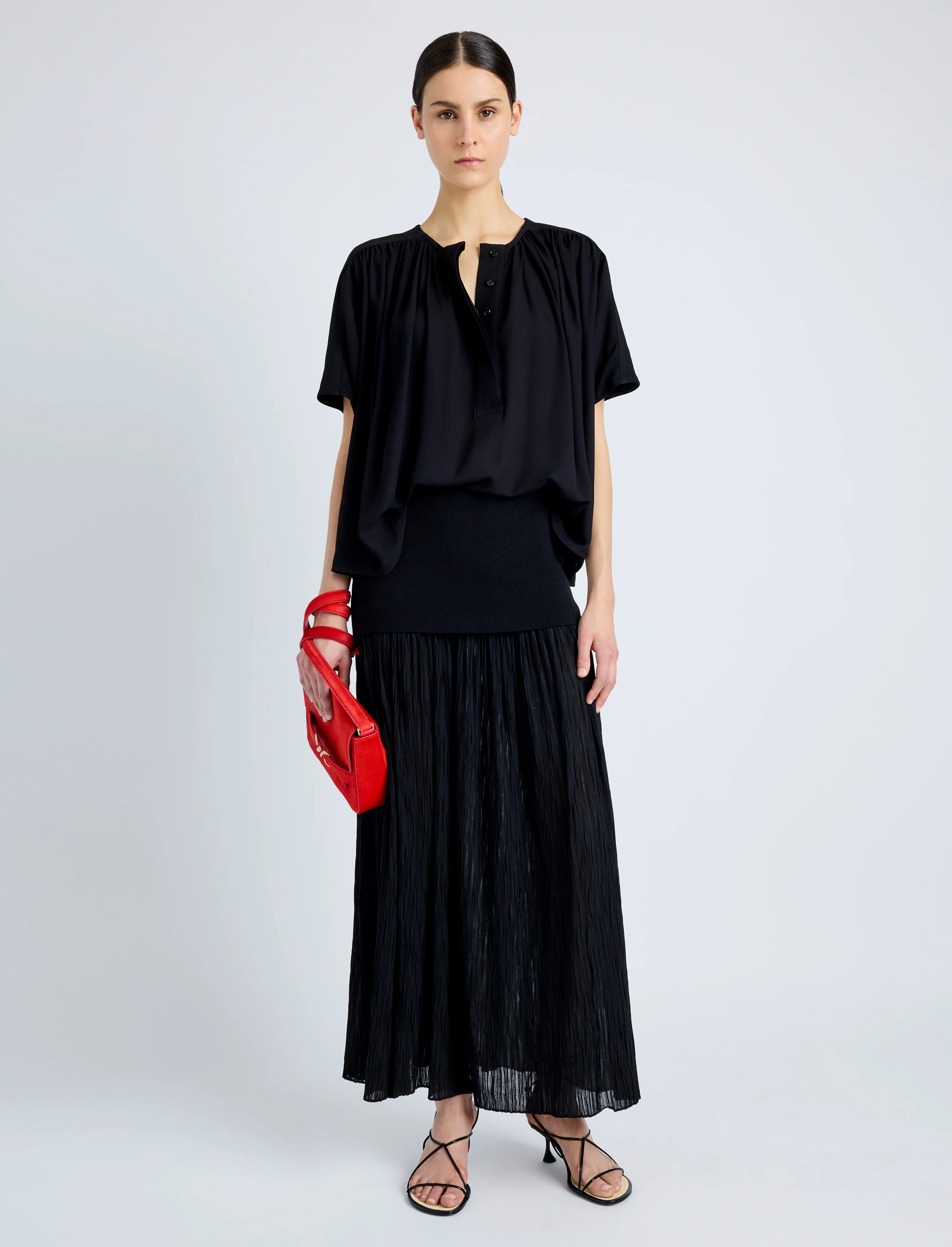 Claire Top in Viscose Georgette - 3