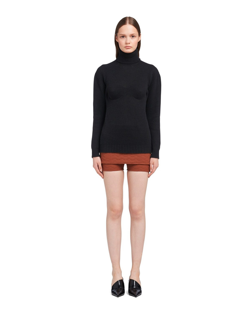 Prada Cashmere turtleneck sweater outlook