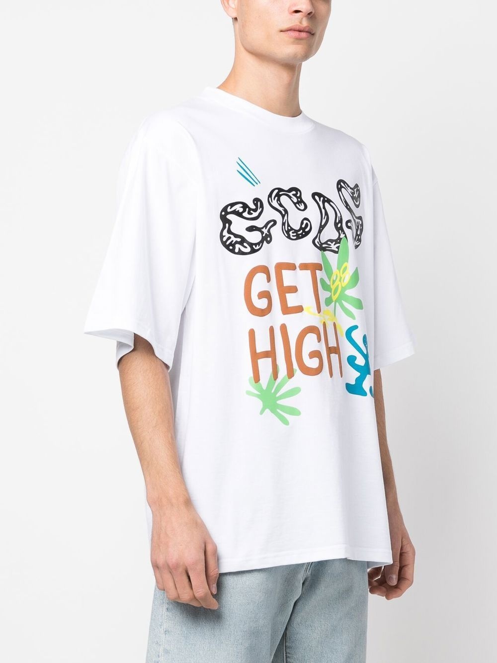 logo-print short-sleeve T-shirt - 3