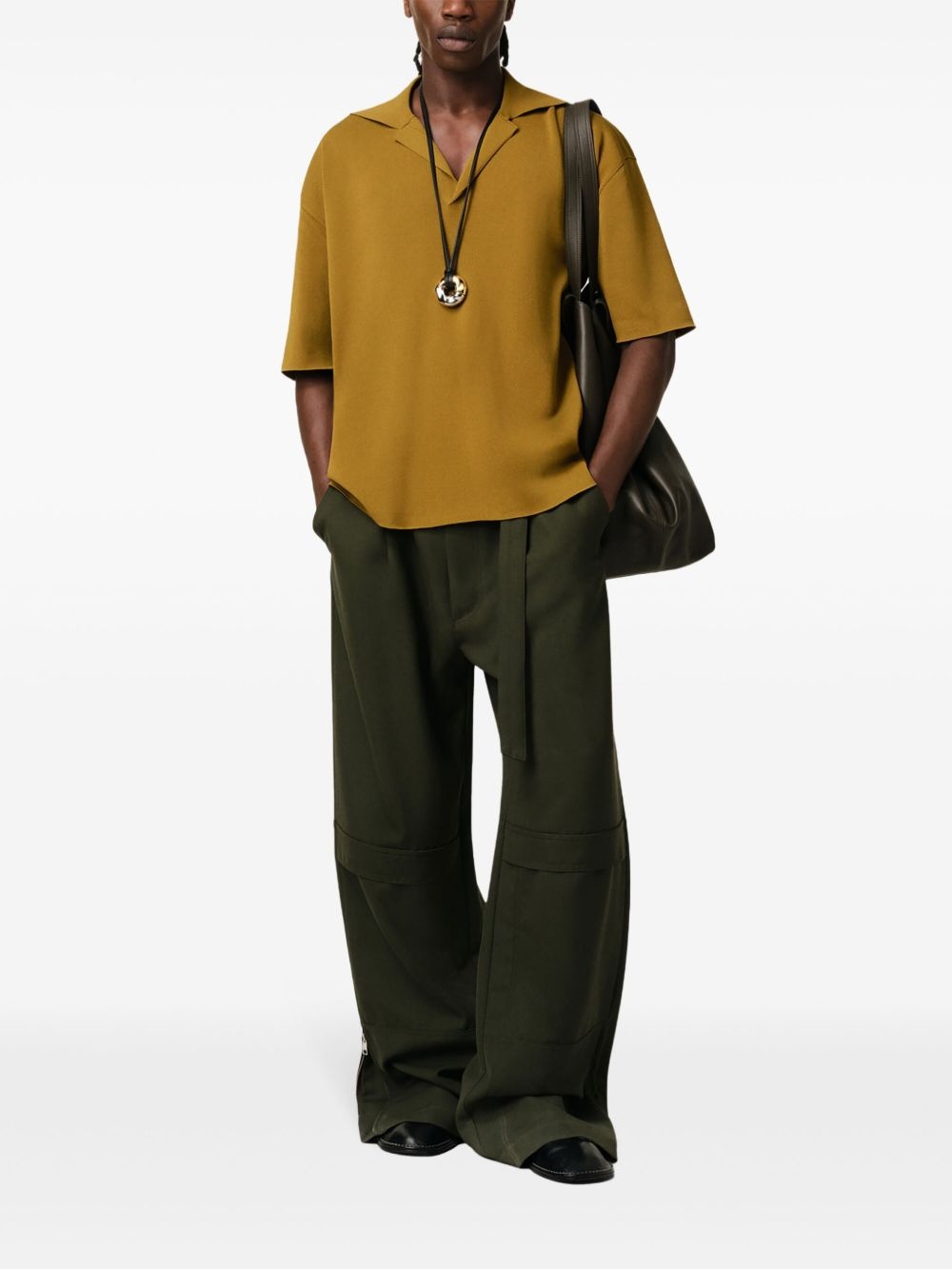 fine-knit polo shirt - 3