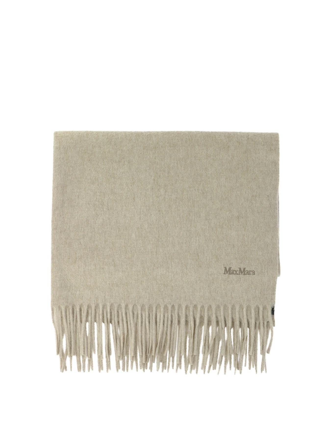 Cashmere Stole With Embroidery Scarves Beige - 1