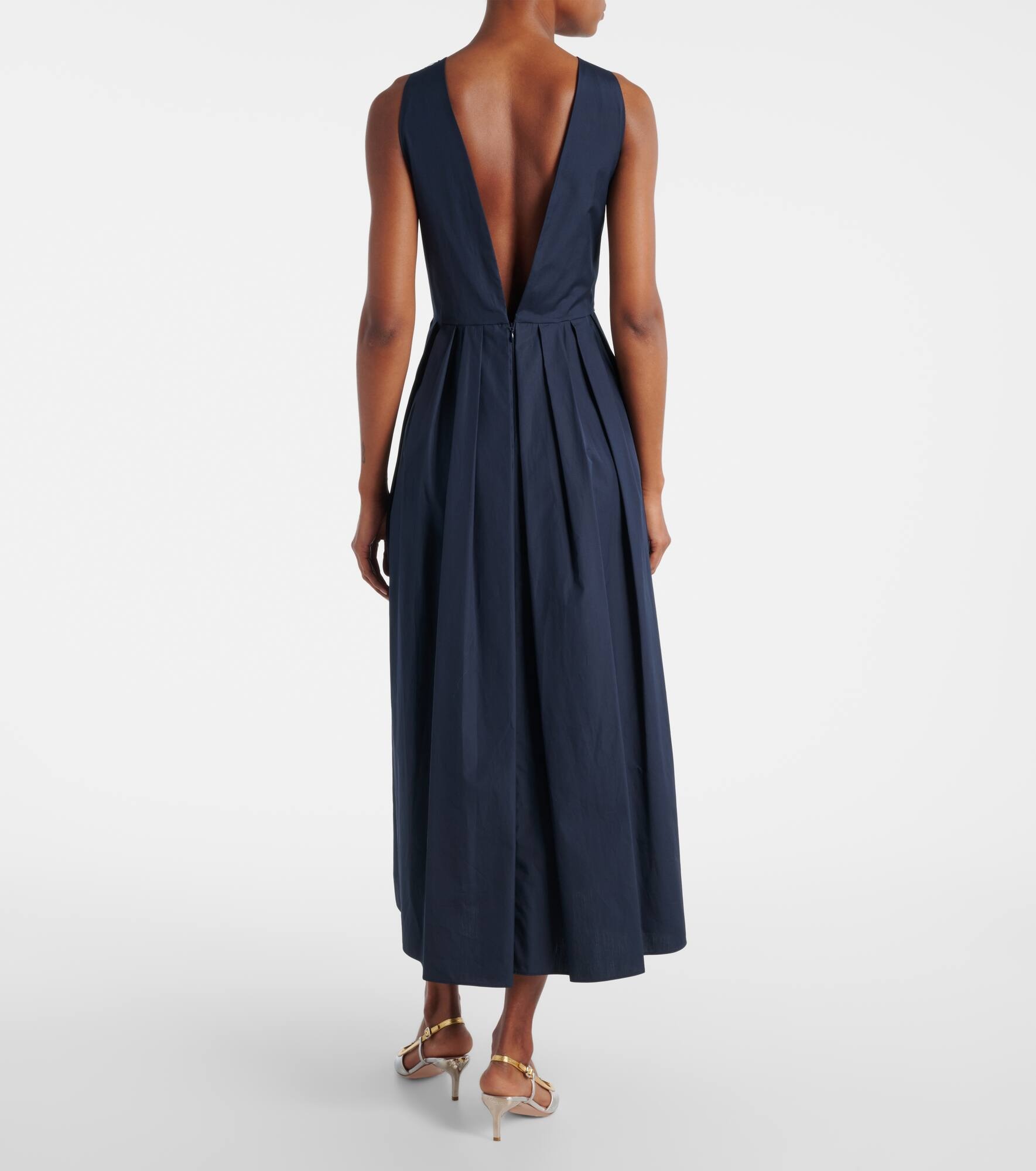 Ussita cotton poplin midi dress - 3