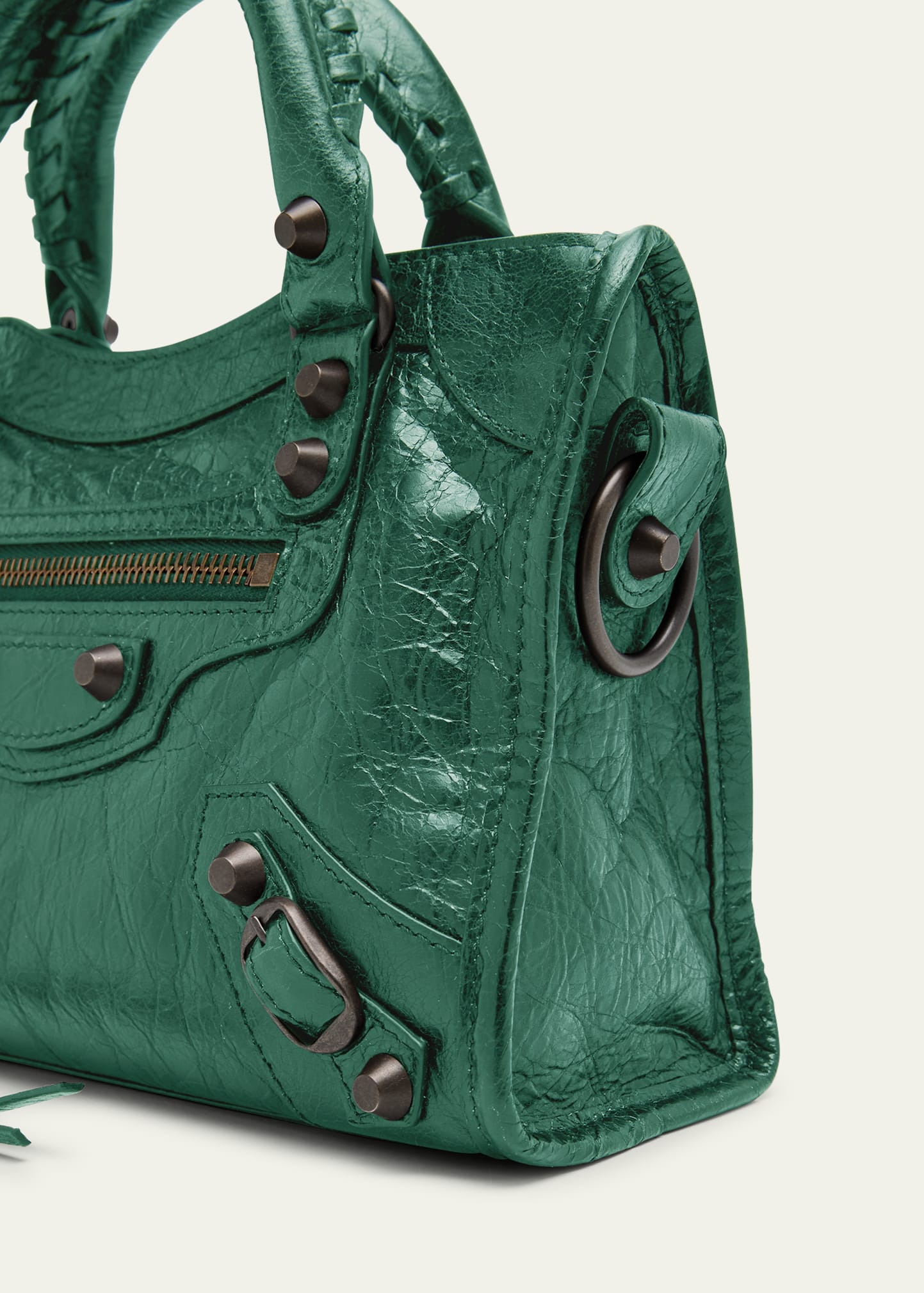 Le City Mini Leather Top-Handle Bag - 5