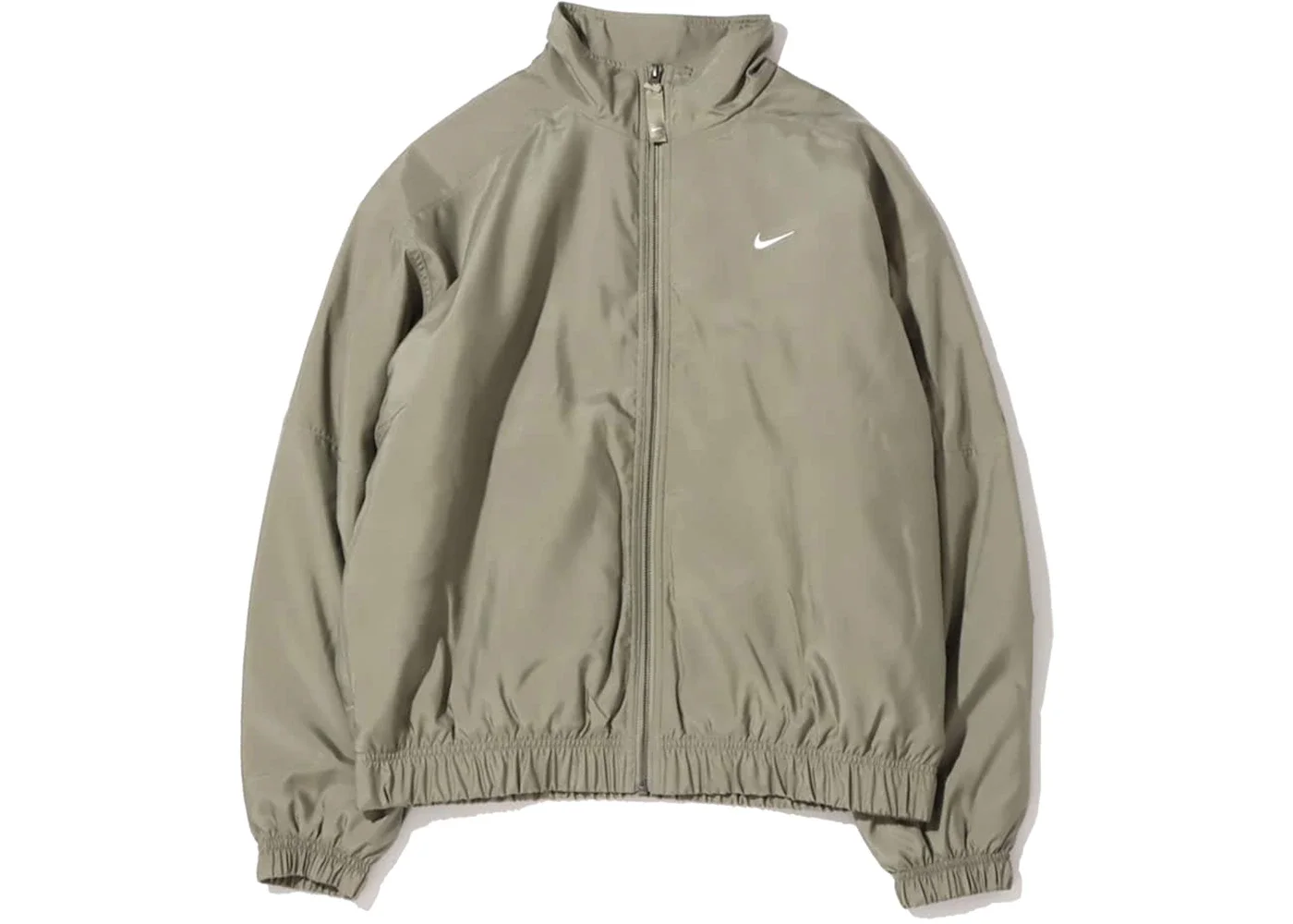 Nike Solo Swoosh Satin Bomber Jacket Light Army - 1