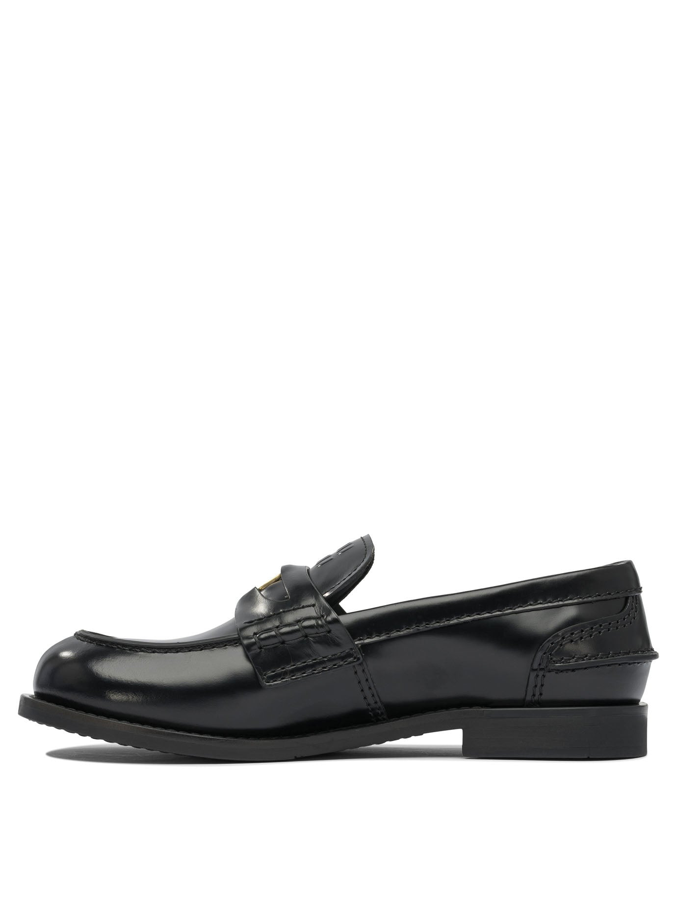 Miu Miu Leather Loafers - 3