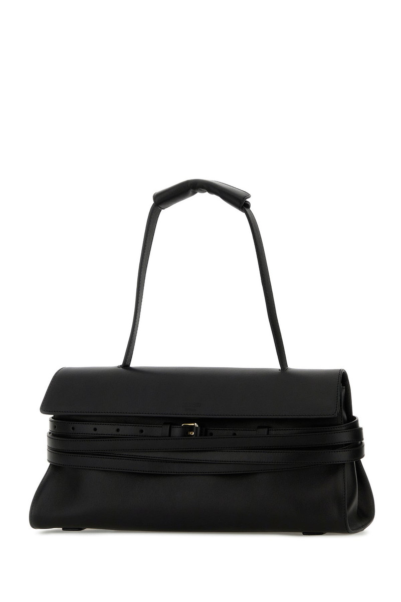 Moschino Black nappa leather shoulder bag outlook
