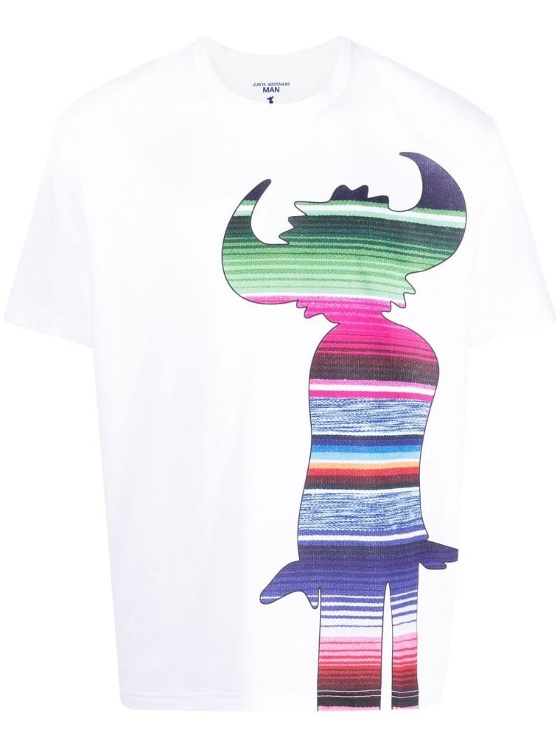 graphic-print crewneck T-shirt - 1