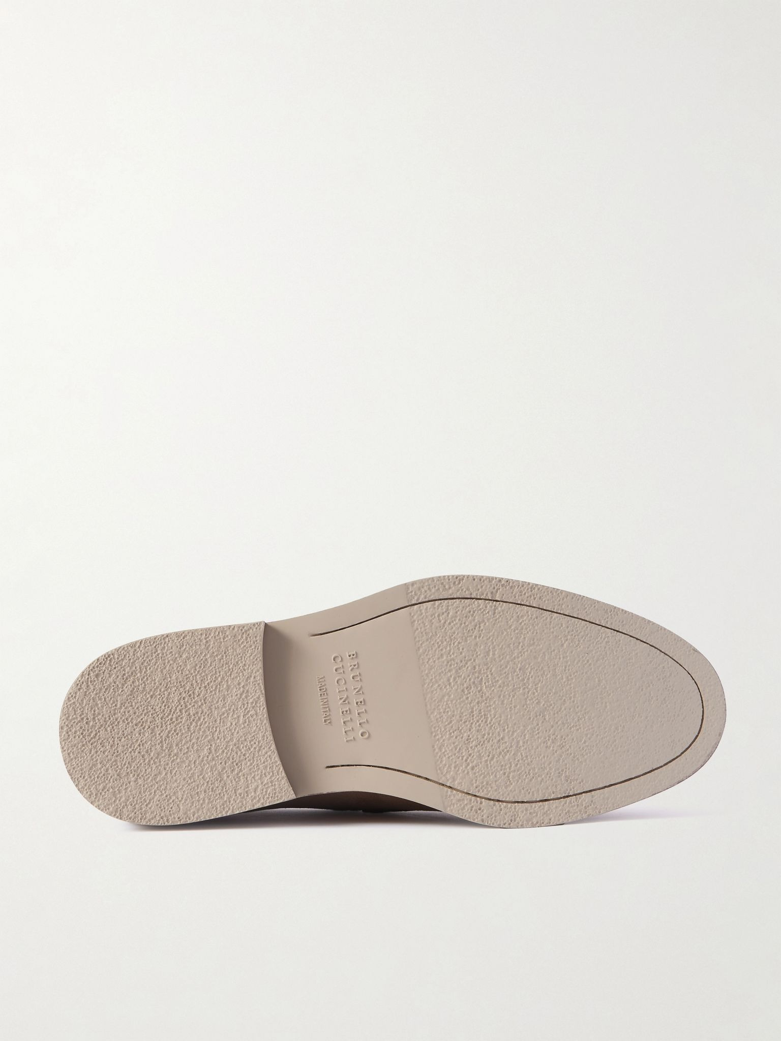 Suede Penny Loafers Brown - 3