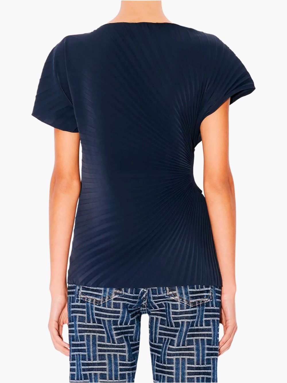 sunray-pleated T-shirt - 3