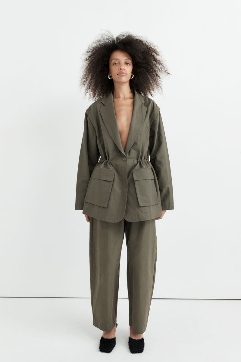 Relaxed Balloon Pants - Kalamata - 8