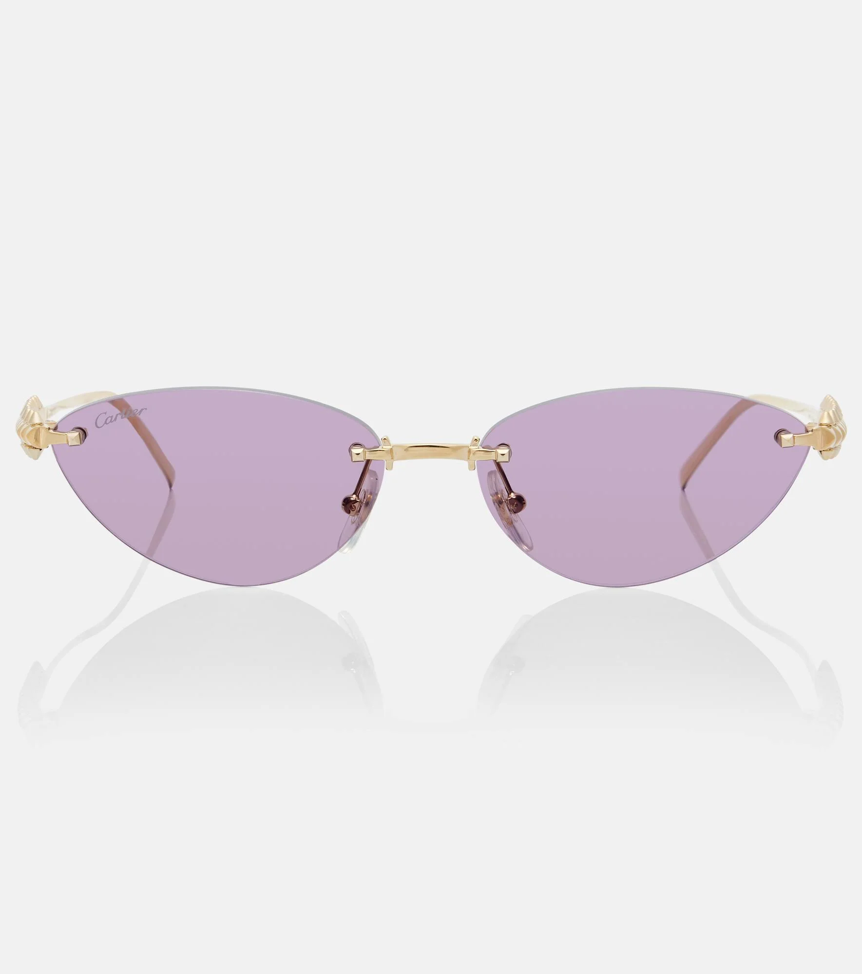Clash de Cartier cat-eye sunglasses - 1