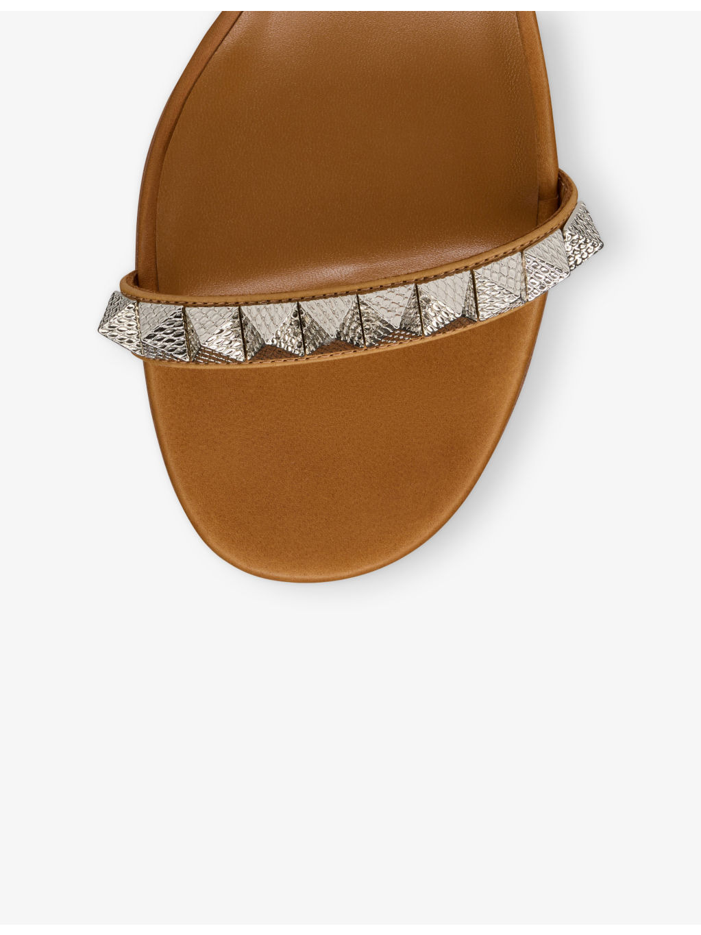 Pyrasand 30 Stud-Embellished Leather Heeled Sandals - 2