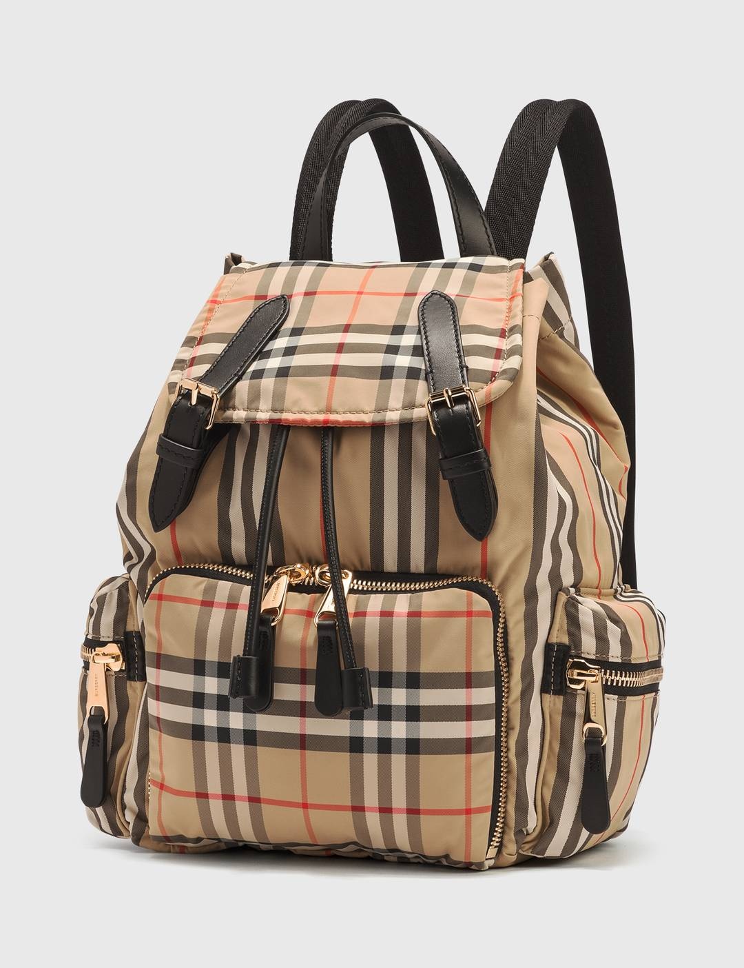 Medium Rucksack in Vintage Check ECONYL® - 5