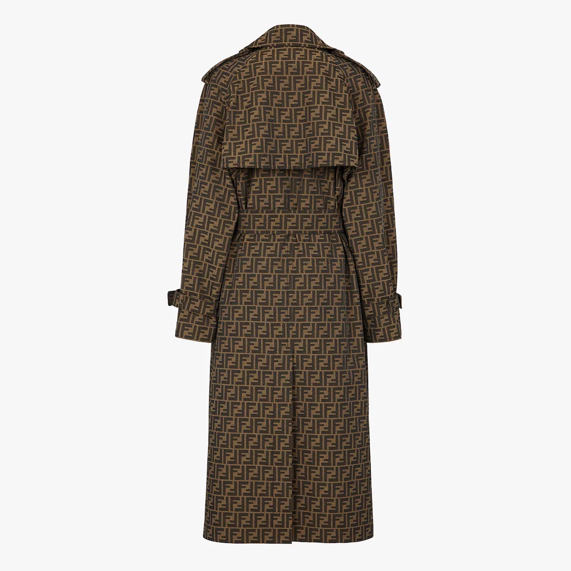 Brown canvas trench coat - 2