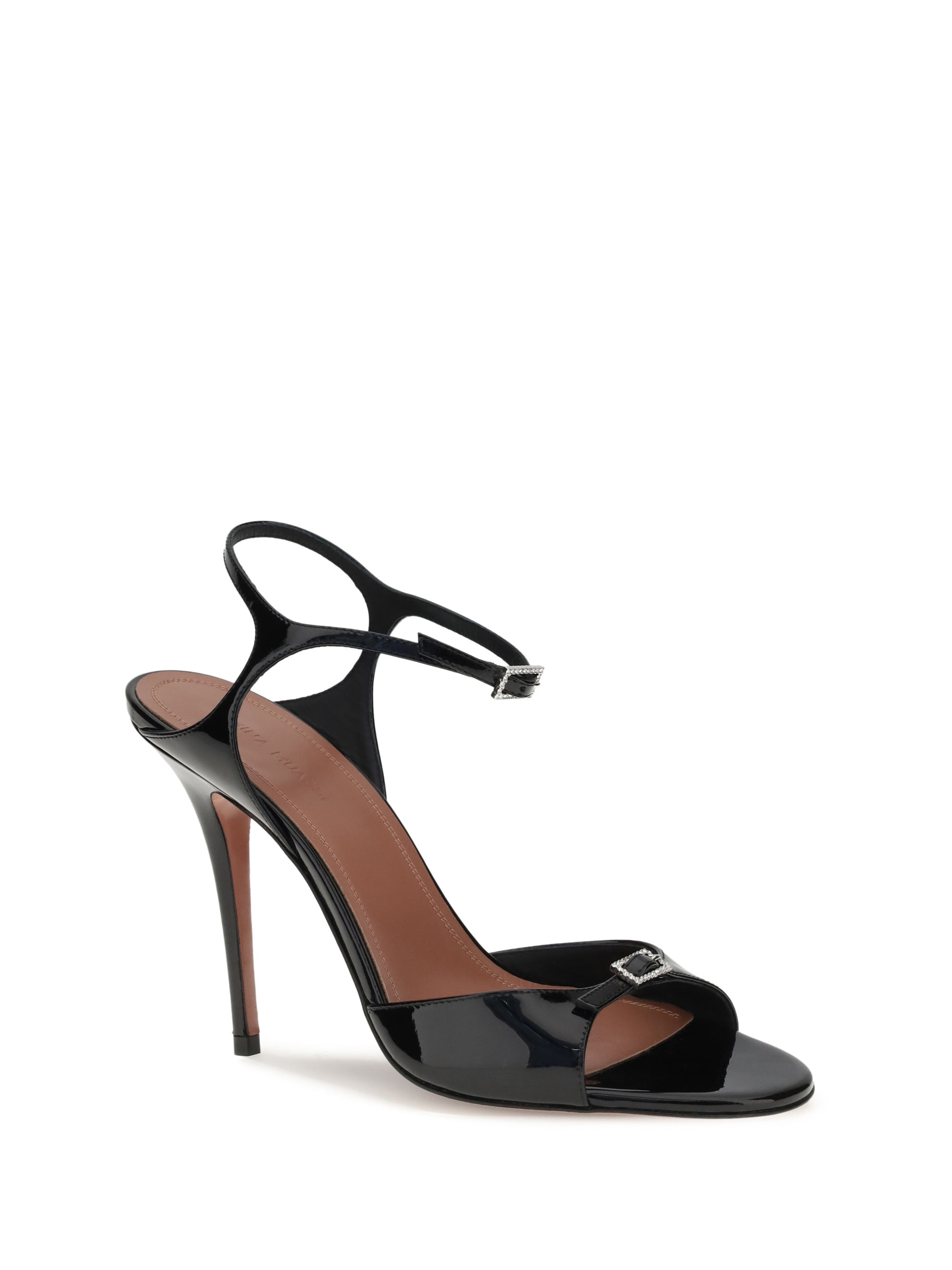 Amina Muaddi Women Adut Sandal Patent - 2