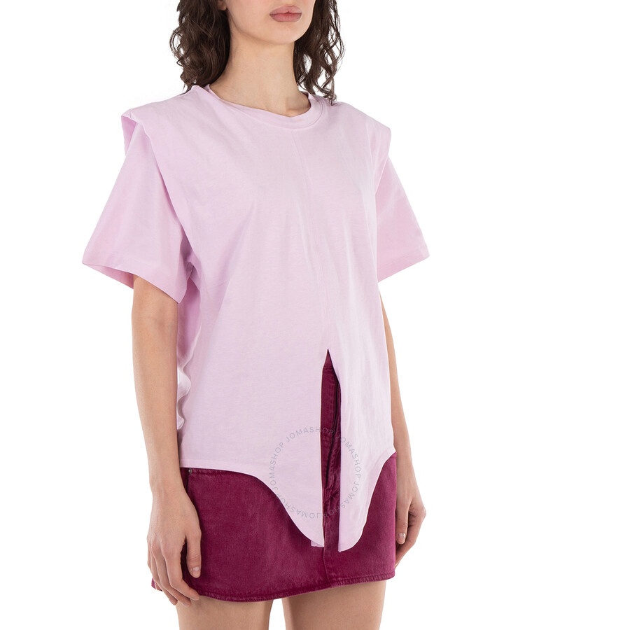 Isabel Marant Etoile Zelikia Gathered Cotton T-Shirt - 4